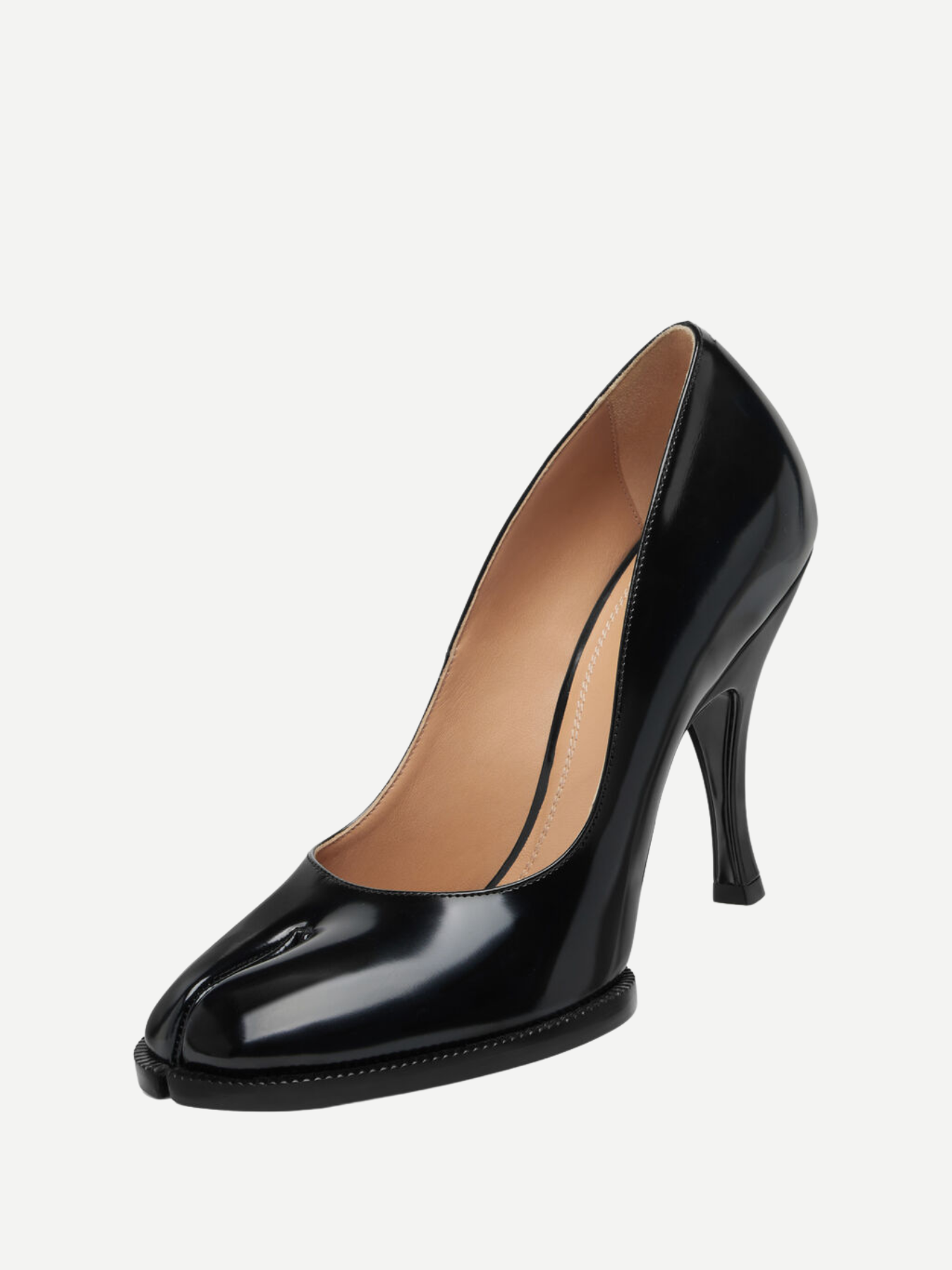 Maison Margiela-Tabi City Evening Pump - Black-Shoes-Boboli-Vancouver-Canada