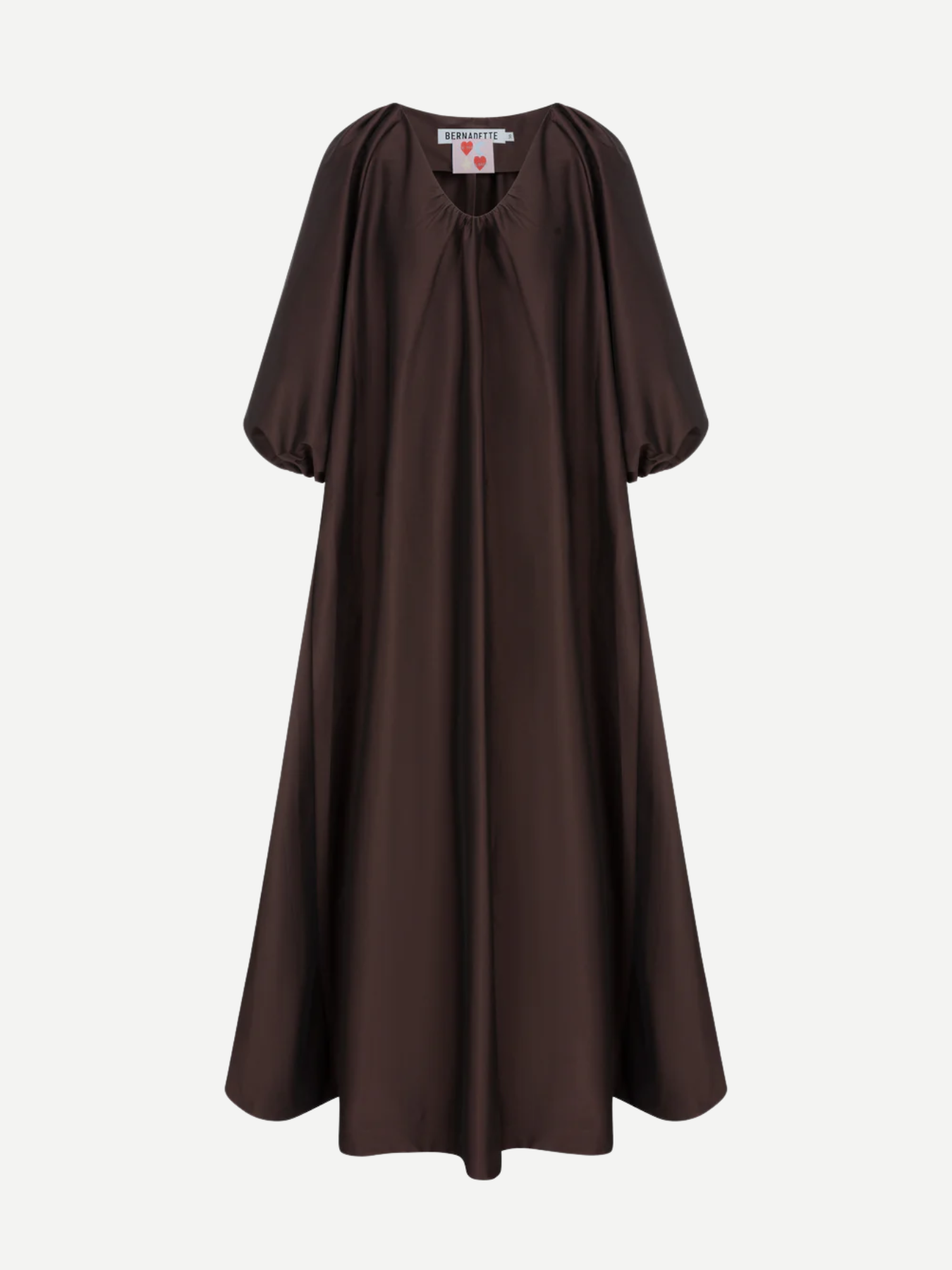 Bernadette-Dress George - Dark Chocolate Brown-Dresses-Boboli-Vancouver-Canada