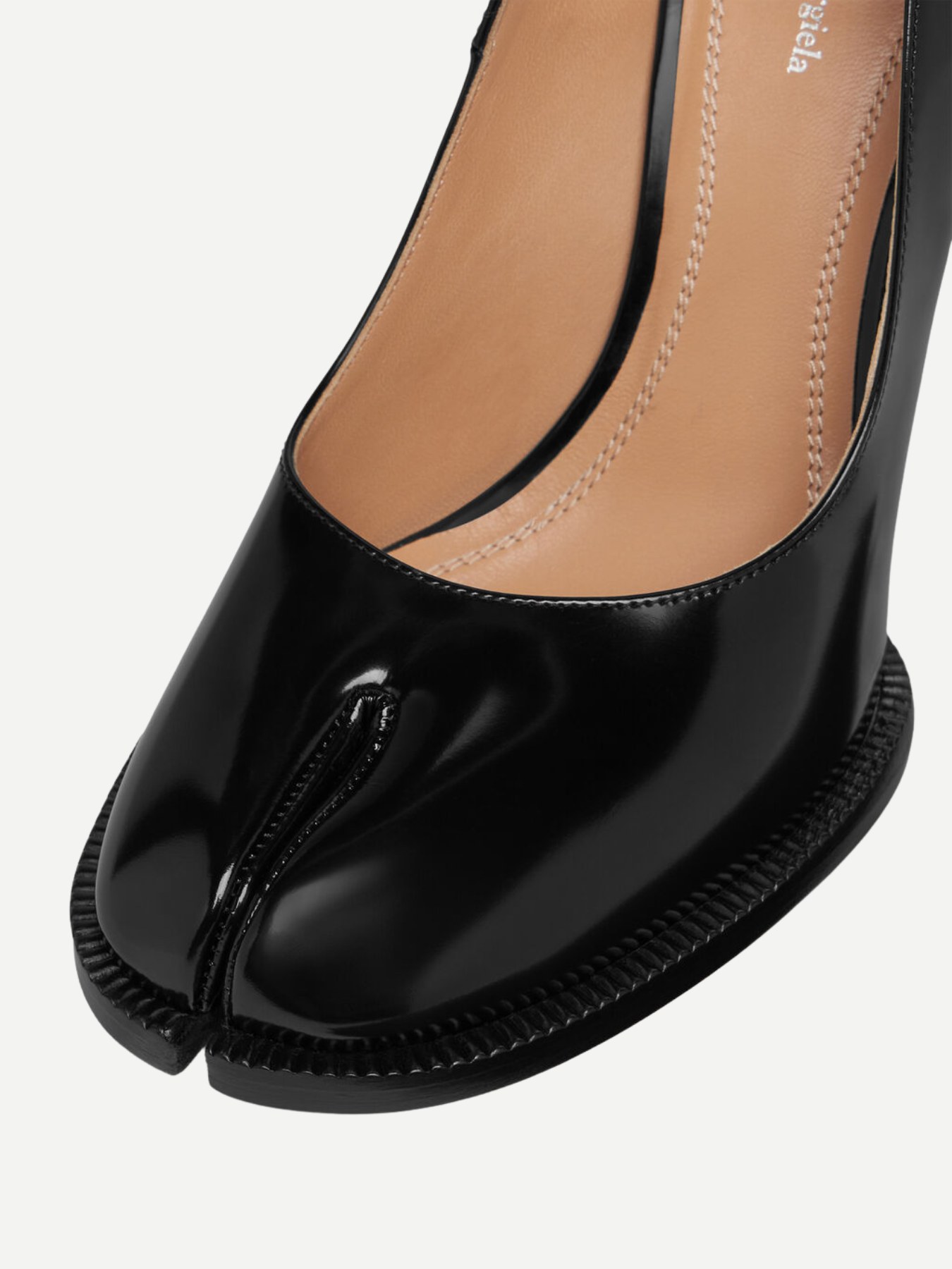 Maison Margiela-Tabi City Evening Pump - Black-Shoes-Boboli-Vancouver-Canada