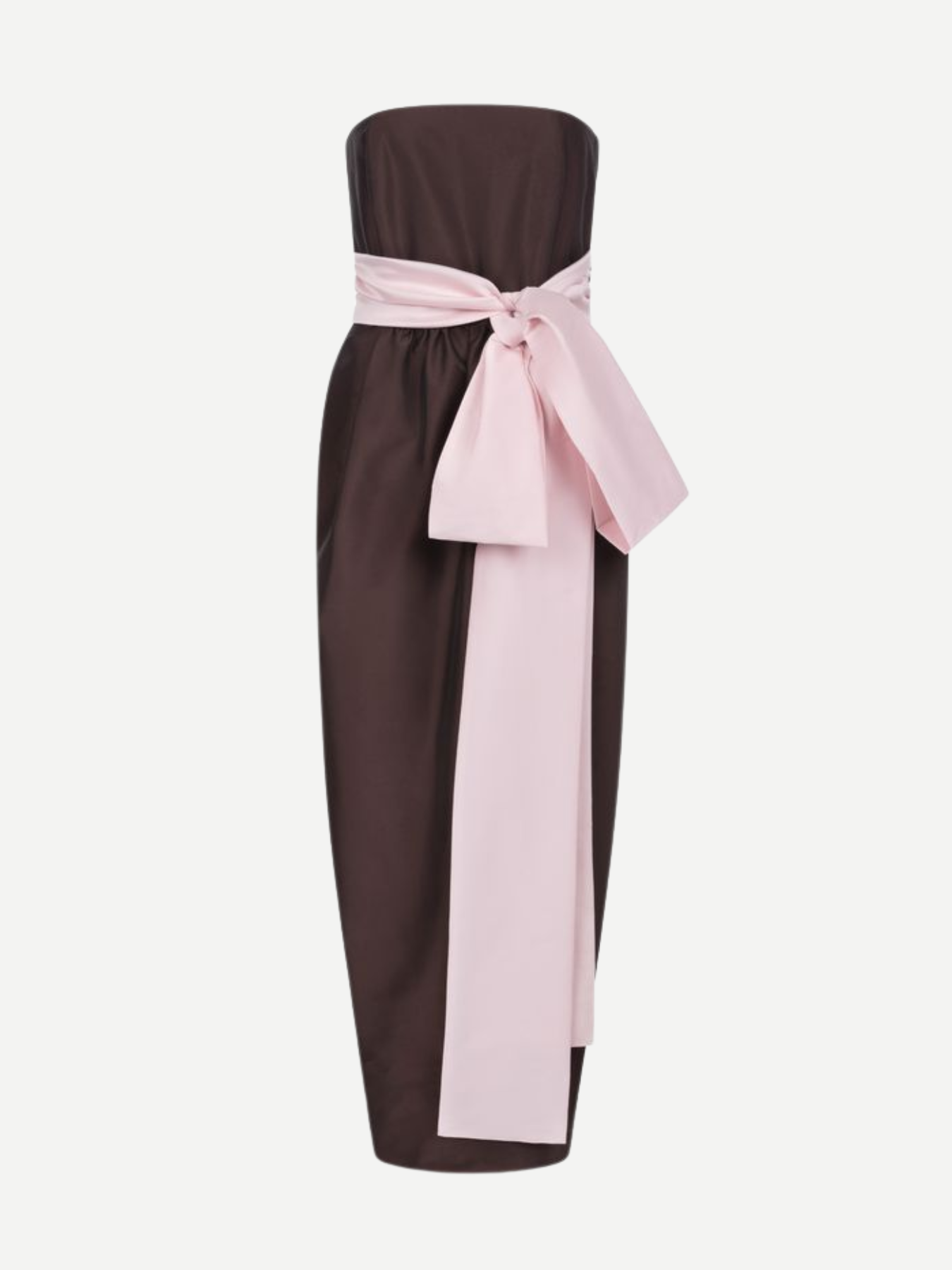 Bernadette-Dress Lina - Dark Chocolate Brown/Blush Pink-Dresses-Boboli-Vancouver-Canada