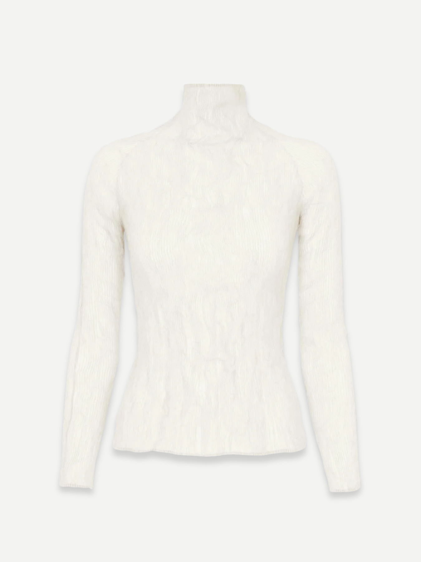 Issey Miyake-Chiffon Twist BK/WT - White-Shirts-Boboli-Vancouver-Canada