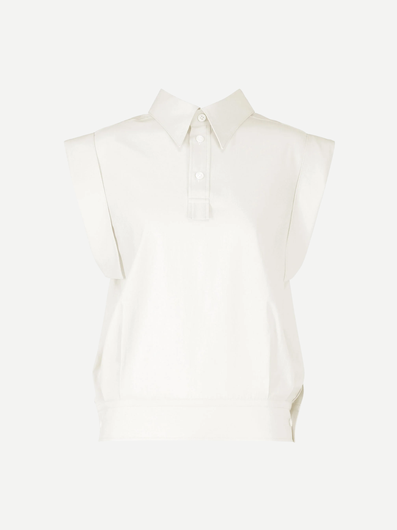Issey Miyake-Odd Shirt 2 - White-Shirts-Boboli-Vancouver-Canada