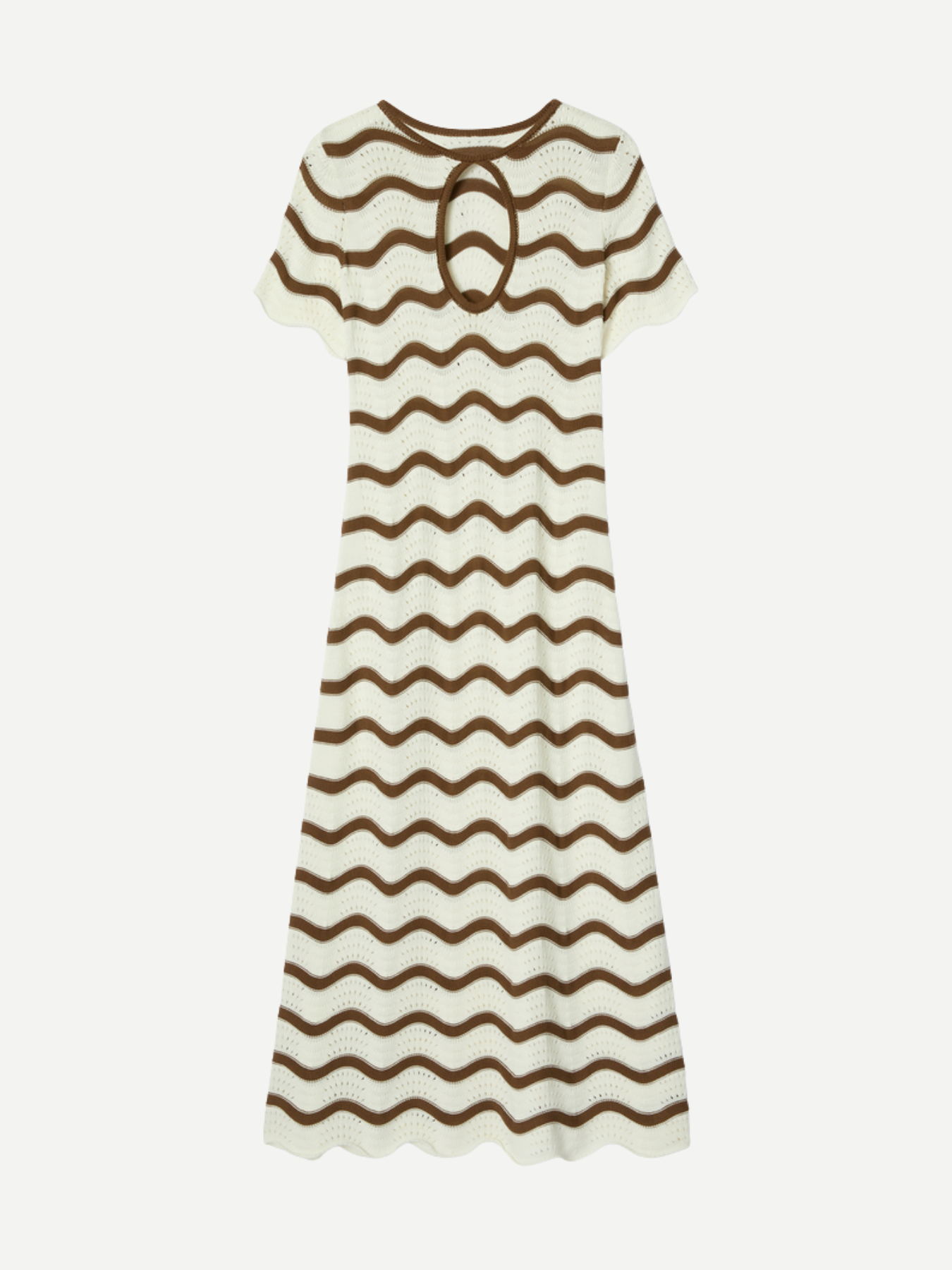 La DoubleJ-Wavy Swing Dress - White-Dresses-Boboli-Vancouver-Canada
