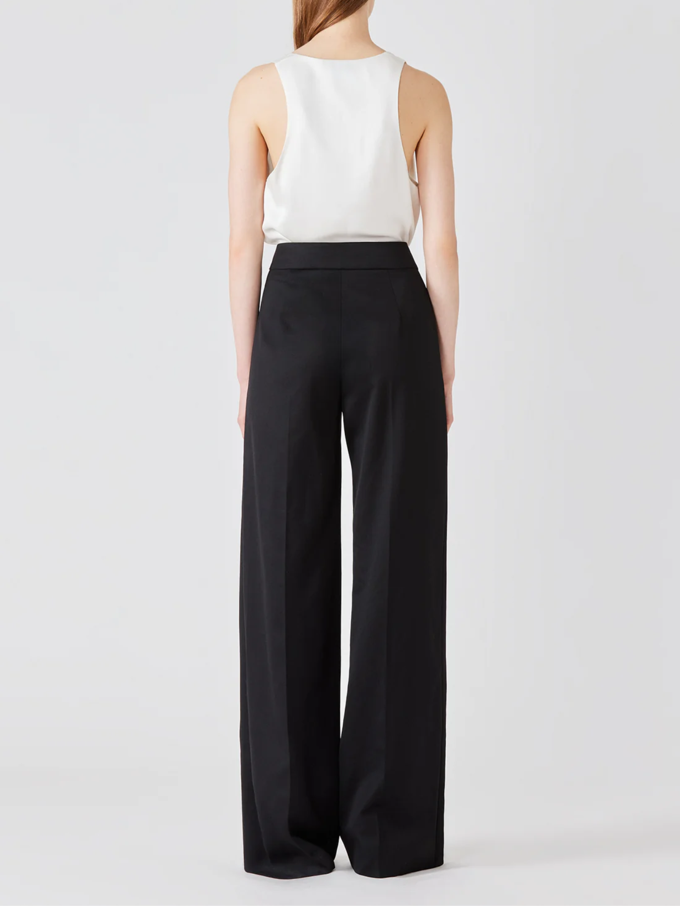 Sa Su Phi-Tuxedo Trousers - Black-Pants-Boboli-Vancouver-Canada