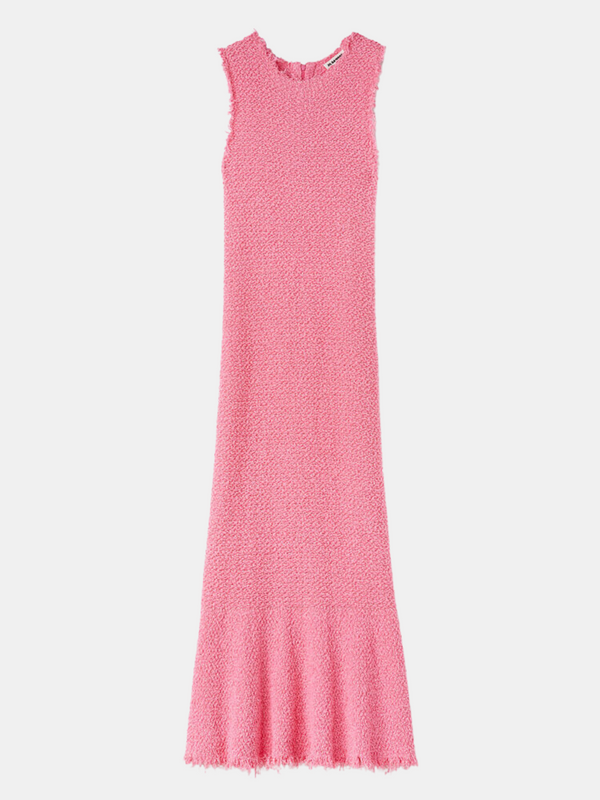 Jil Sander-Boucle Dress - Electric Pink-Dresses-EU 36-Boboli-Vancouver-Canada