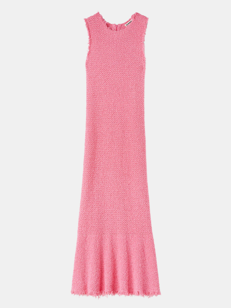 Jil Sander-Boucle Dress - Electric Pink-Dresses-EU 36-Boboli-Vancouver-Canada