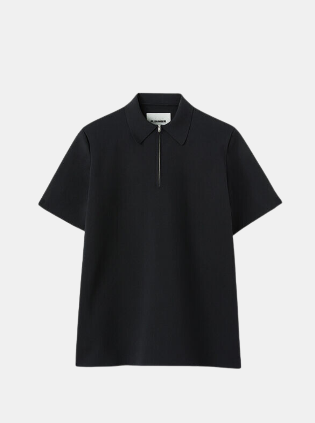 Jil Sander-Polo Shirt - Black-Shirts-EU 38-Boboli-Vancouver-Canada