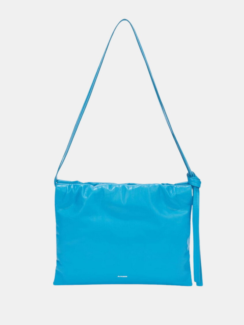Jil Sander-Cushion Shoulder Bag - Aqua Blue-Bags-One Size-Boboli-Vancouver-Canada