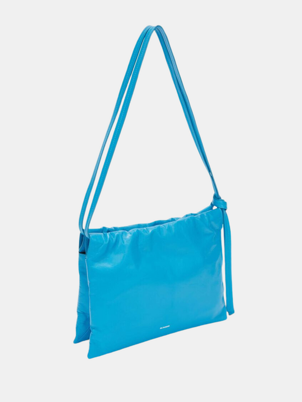Jil Sander-Cushion Shoulder Bag - Aqua Blue-Bags-One Size-Boboli-Vancouver-Canada