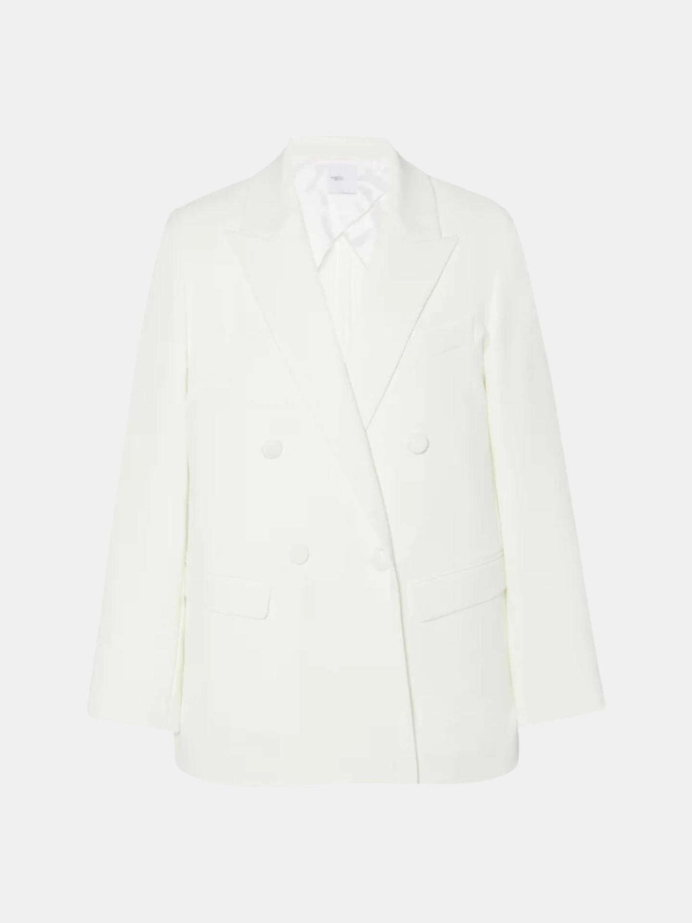 Rosetta Getty-Double Breasted Blazer - White-Blazers-US 04-Boboli-Vancouver-Canada