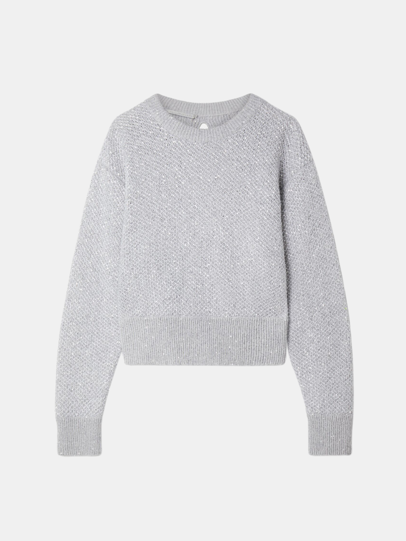 Stella McCartney-Sequins Knit Jumper - Grey-Sweaters-XS-Boboli-Vancouver-Canada