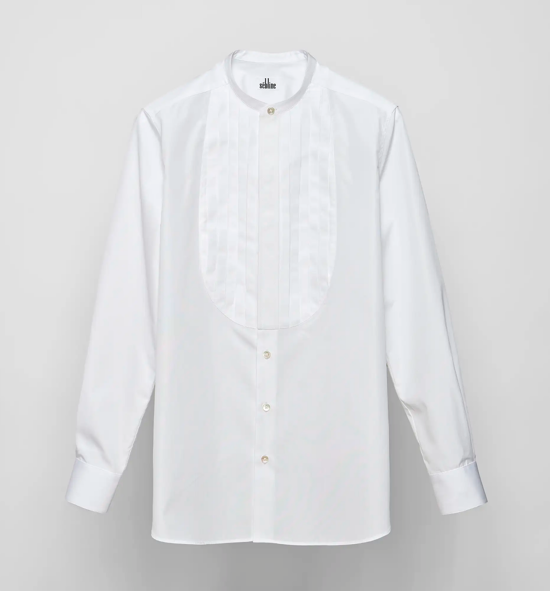 Pleated Bunny Shirt - White