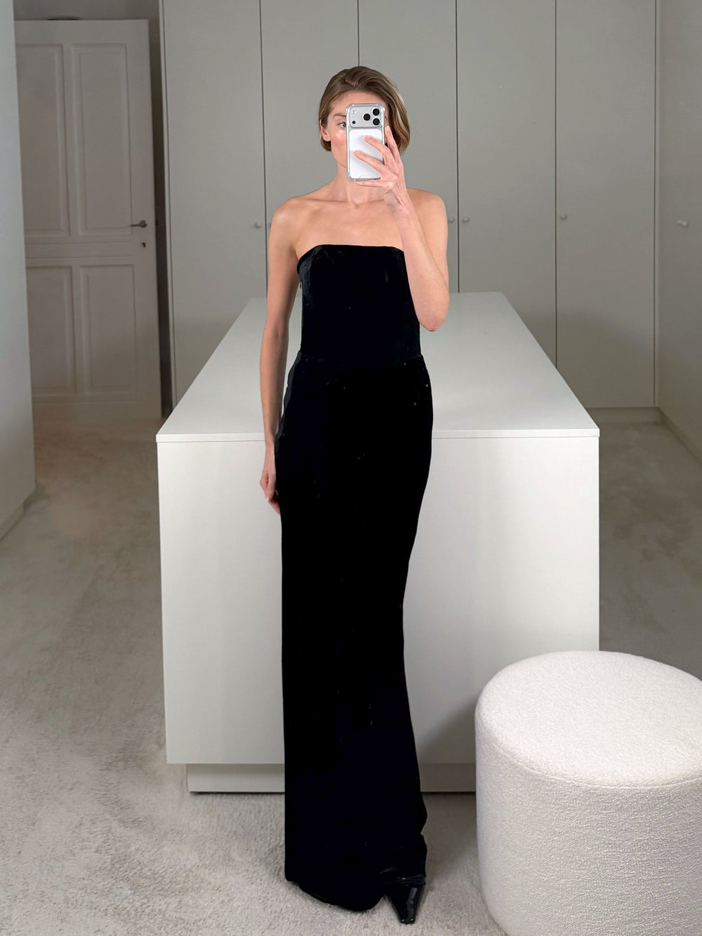 Bernadette-Luna Dress Velvet-Black-Dresses-Boboli-Vancouver-Canada