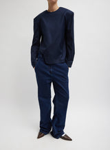 Tibi-Classic Indigo Denim Barry Jean - Indigo-Pants-24-Boboli-Vancouver-Canada