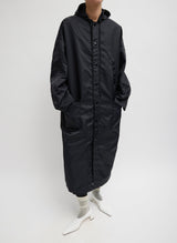 Tibi-Eco Nylon Hooded Coat - Midnight Navy-Coats-Boboli-Vancouver-Canada