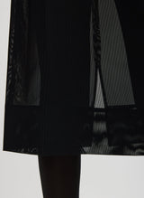 Tibi-Power Mesh Skirt - Black-Skirts-Boboli-Vancouver-Canada