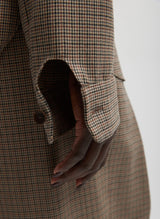 Tibi-Thomas Menswear Check Detached Shirt - Tan/Multi-Shirts-Boboli-Vancouver-Canada