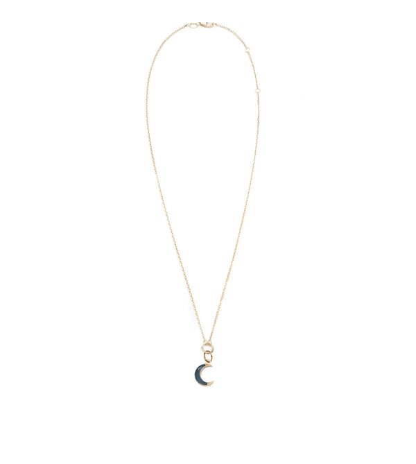 FD Jewellery-Crescent-Karma: Fine Layer Necklace London Blue Topaz-FD Jewellery-One Size-Boboli-Vancouver-Canada
