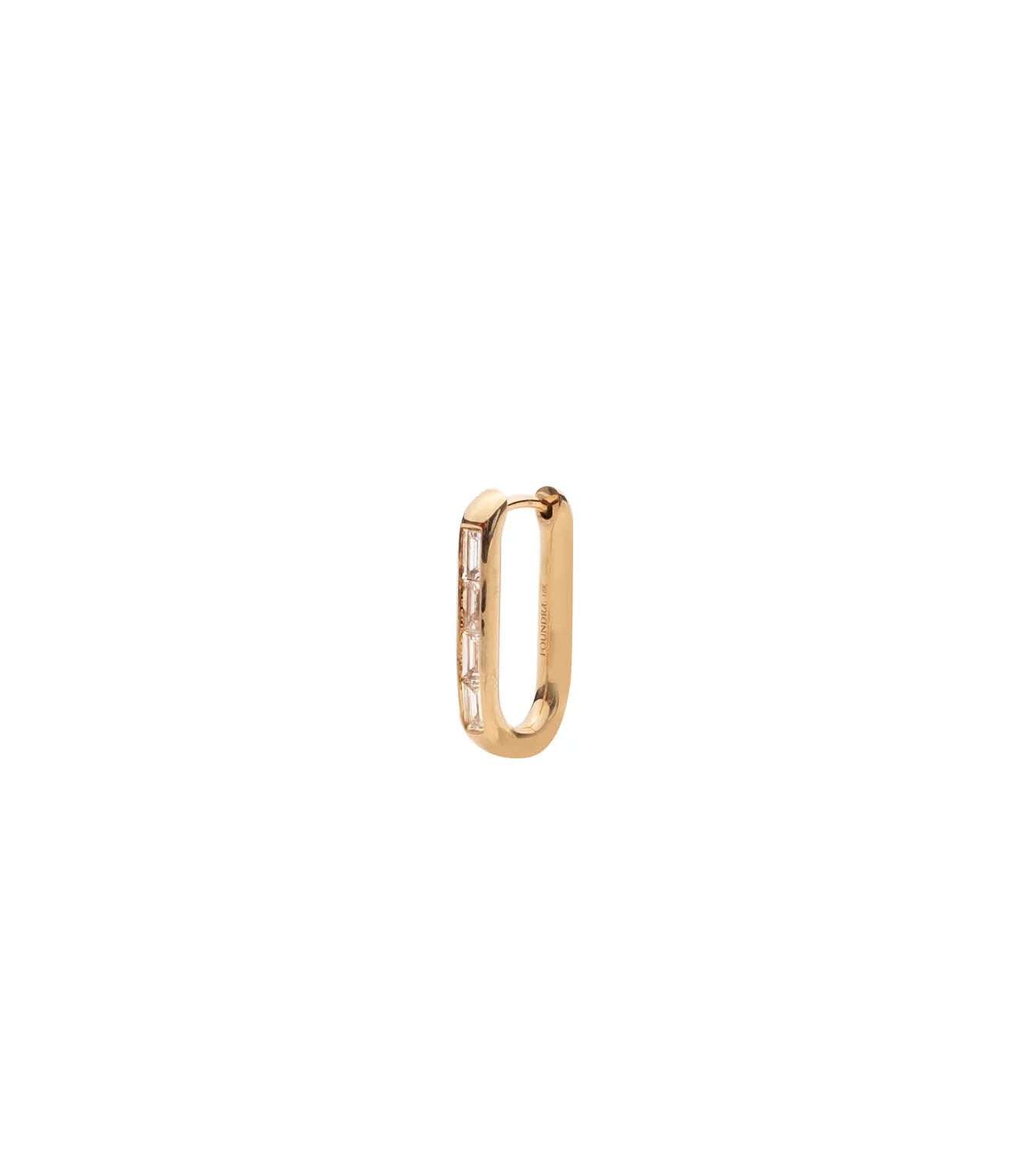 FD Jewellery-Baguette Ear FOB Diamond-FD Jewellery-One Size-Boboli-Vancouver-Canada