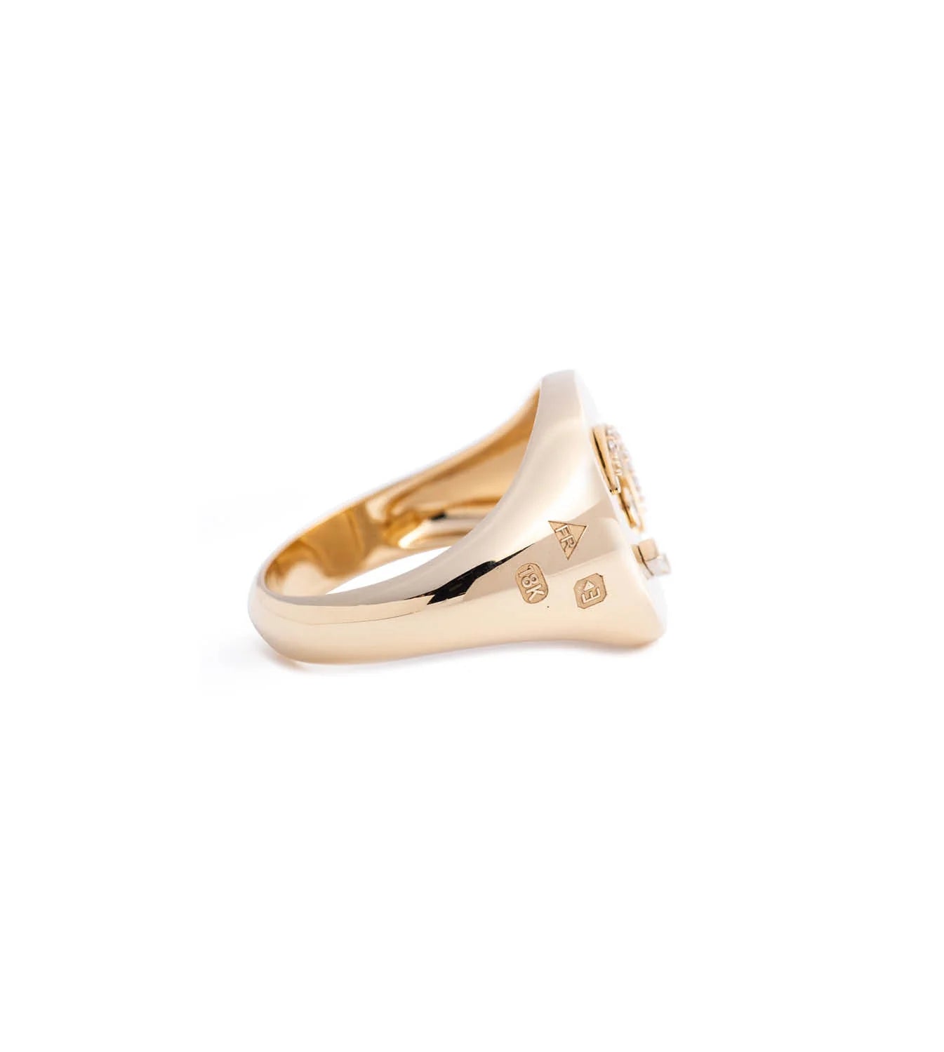 FD Jewellery-Pause-Internal Compass: Signet Ring-FD Jewellery-One Size-Boboli-Vancouver-Canada