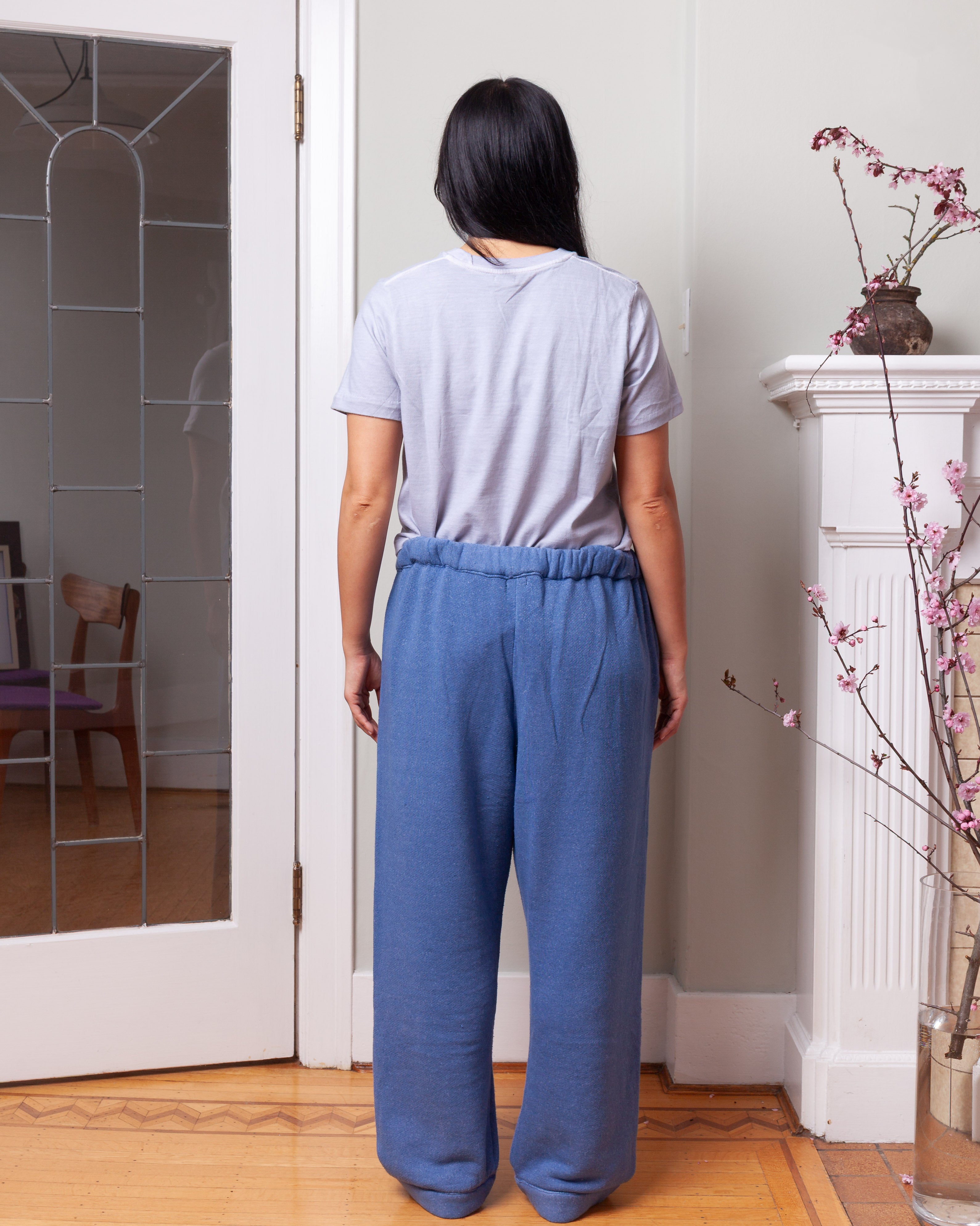 EPL-Modern Pant - Heather Blue-Pants-Boboli-Vancouver-Canada