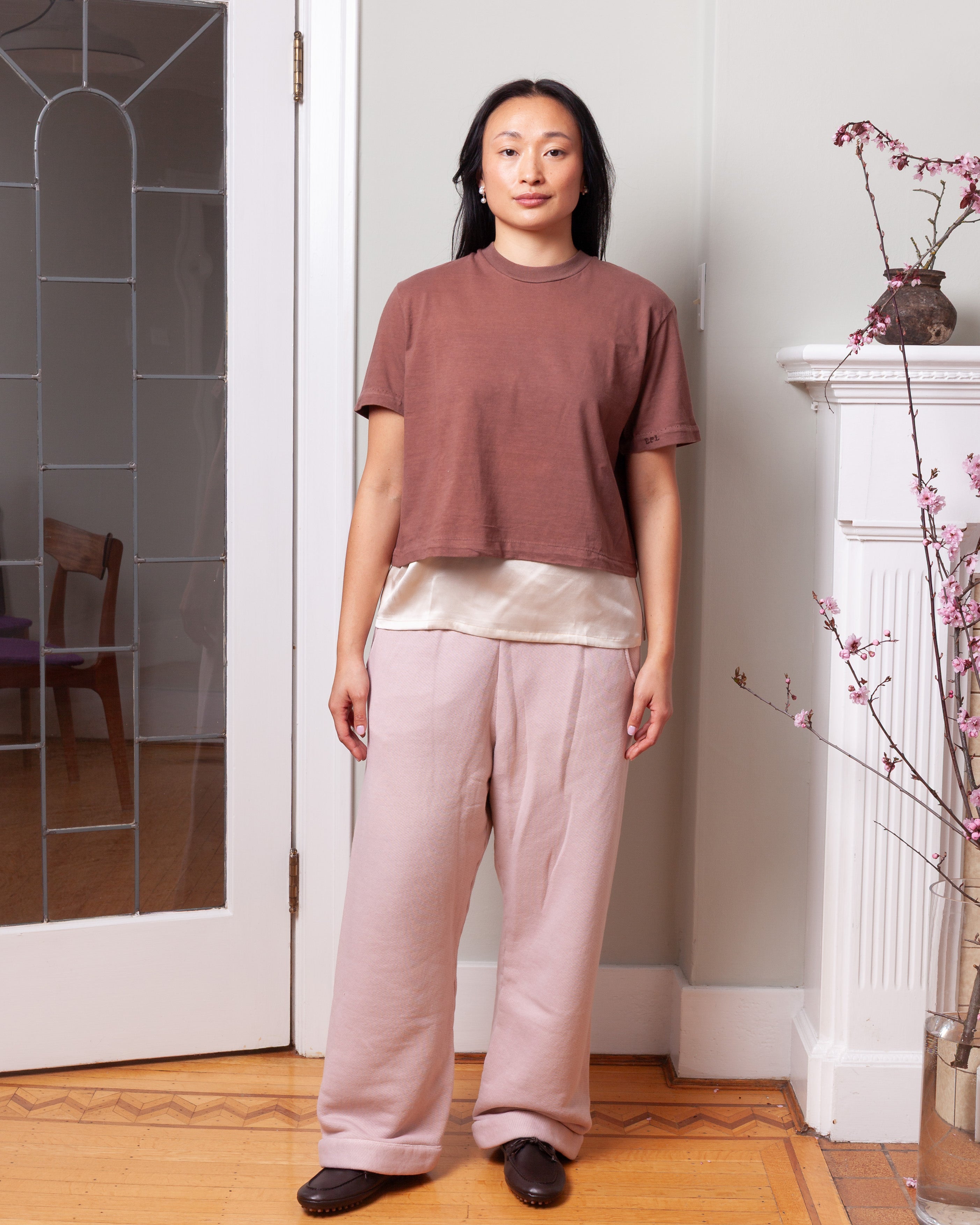 EPL-Modern Pant - Pink Sand-Pants-Boboli-Vancouver-Canada