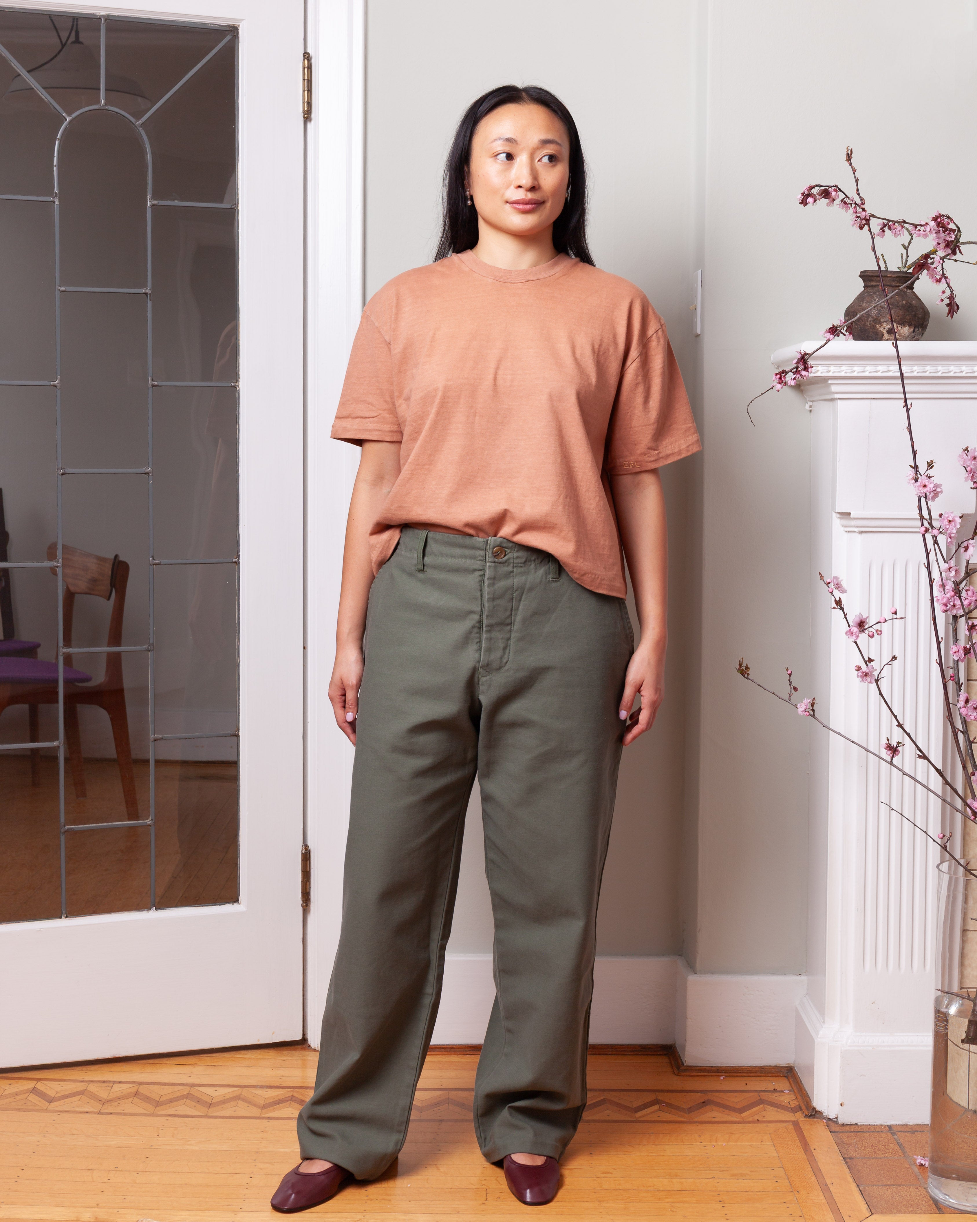 EPL-Chino Pant - Army Green-Pants-Boboli-Vancouver-Canada