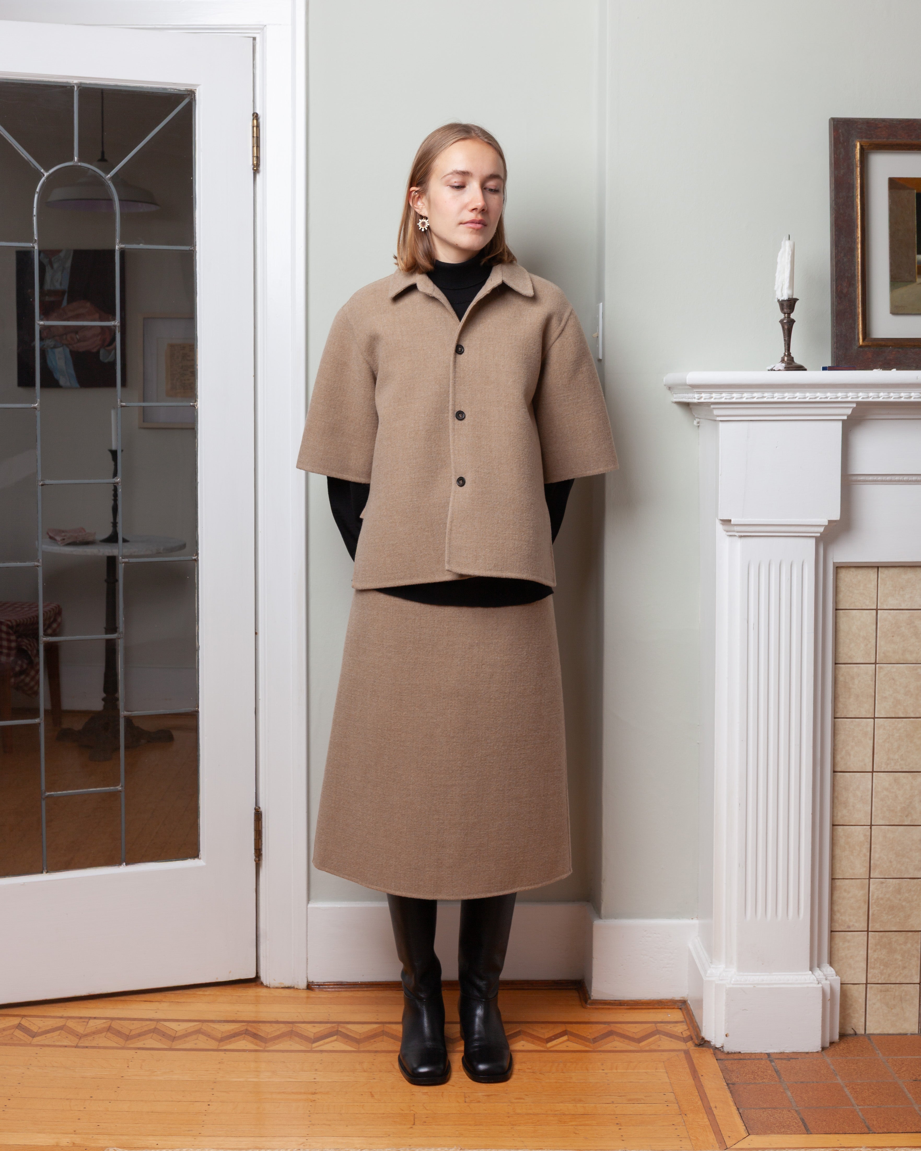 Bardi Shirt Style Jacket - Cardboard