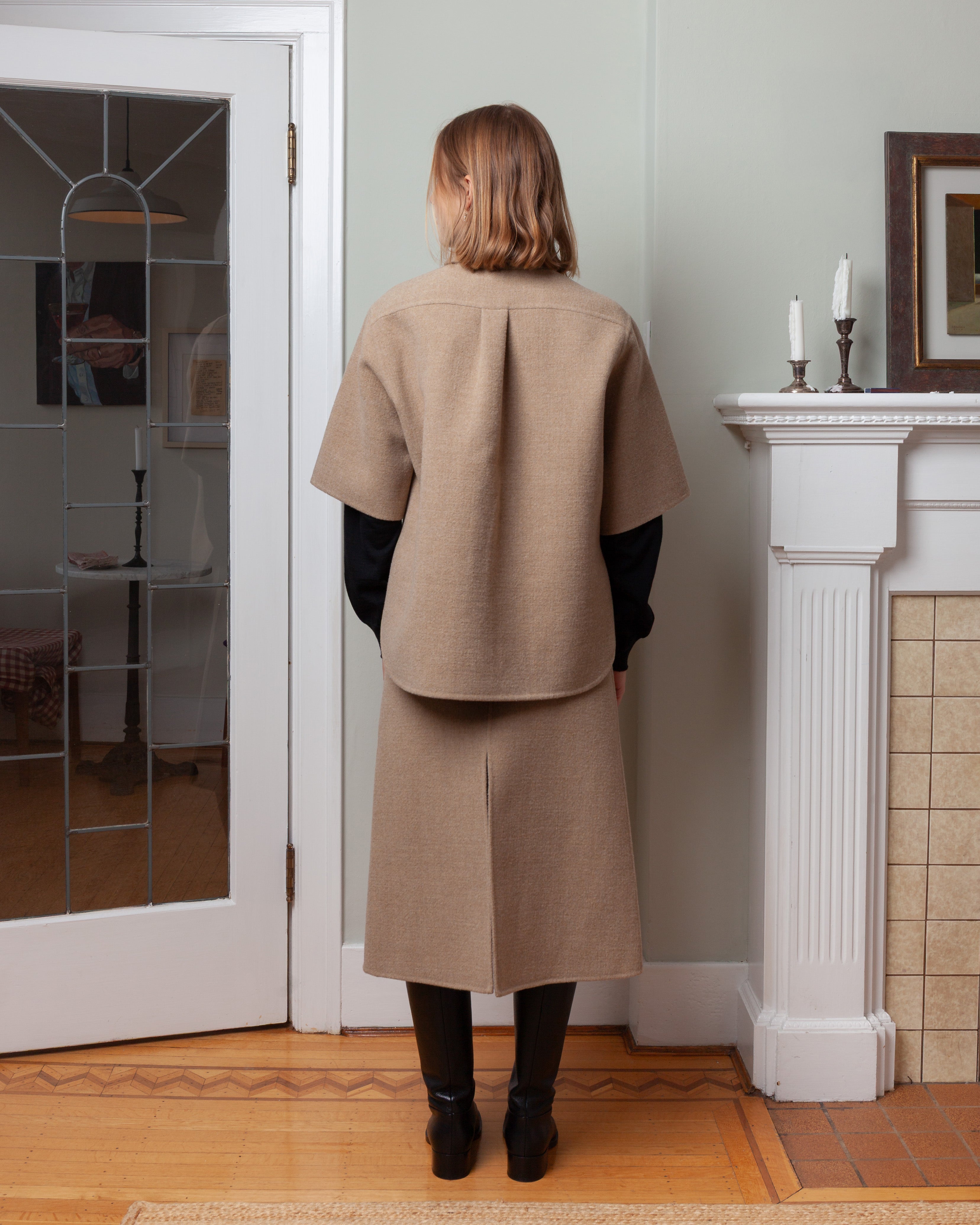 Bardi Shirt Style Jacket - Cardboard