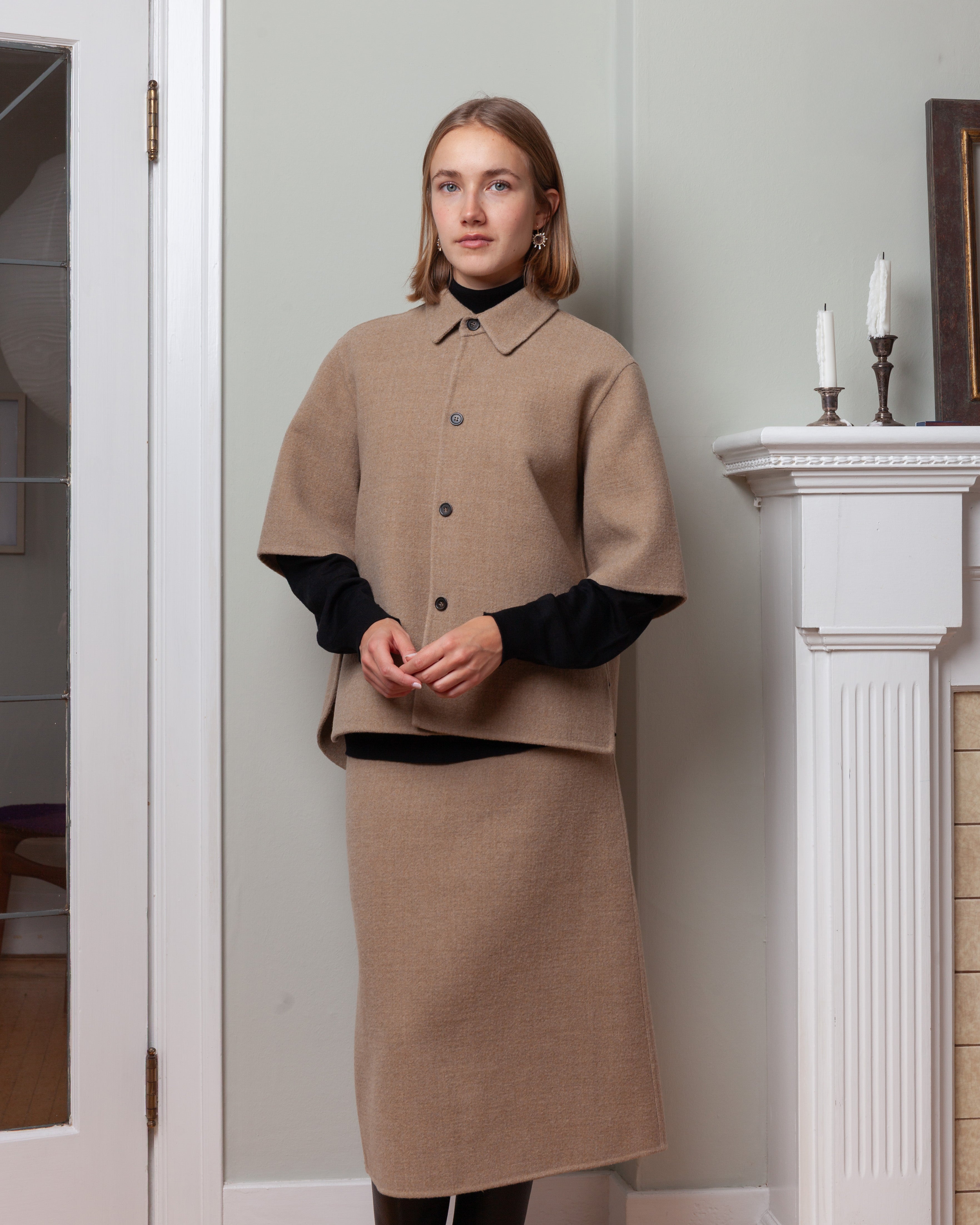 Bardi Shirt Style Jacket - Cardboard