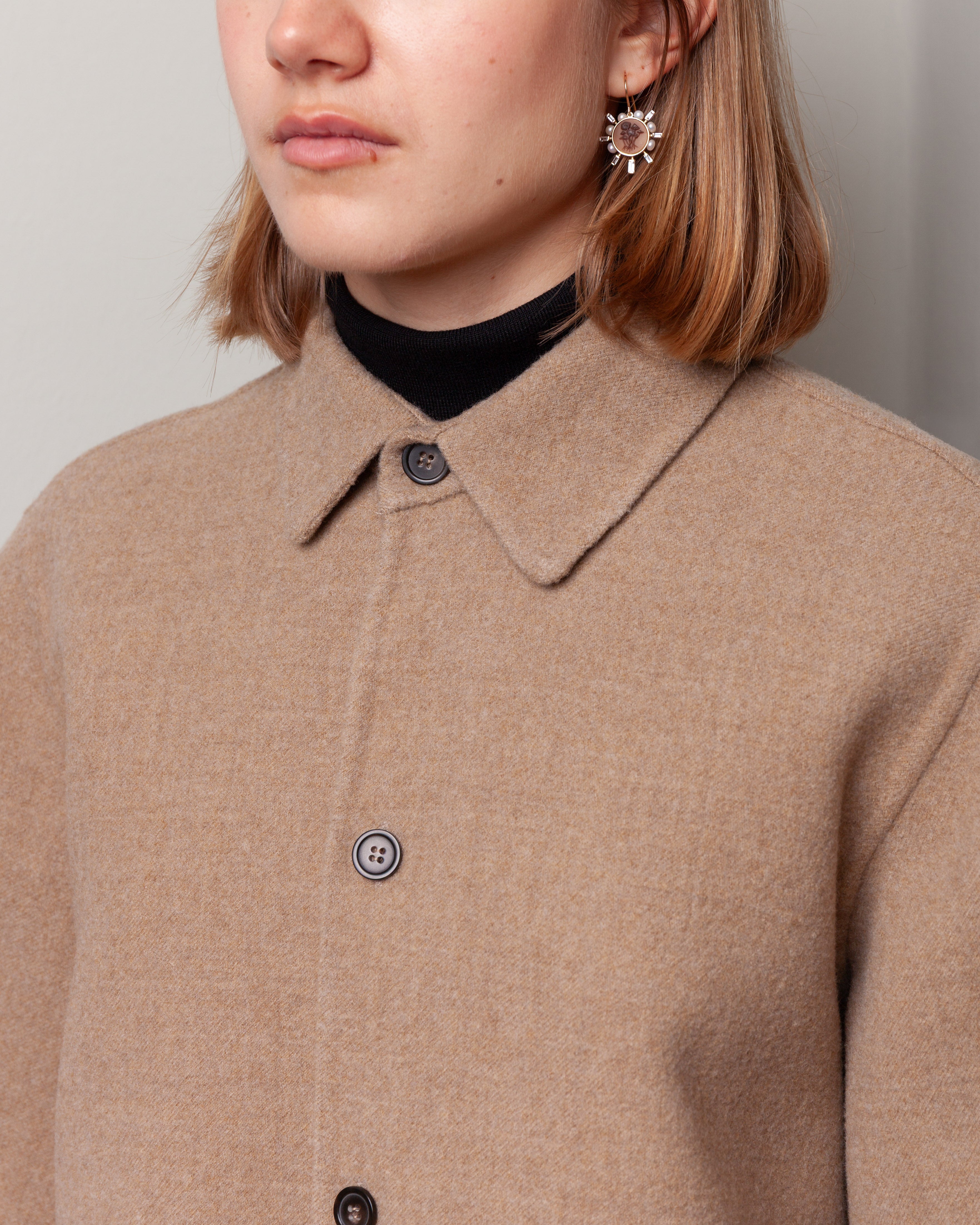 Bardi Shirt Style Jacket - Cardboard