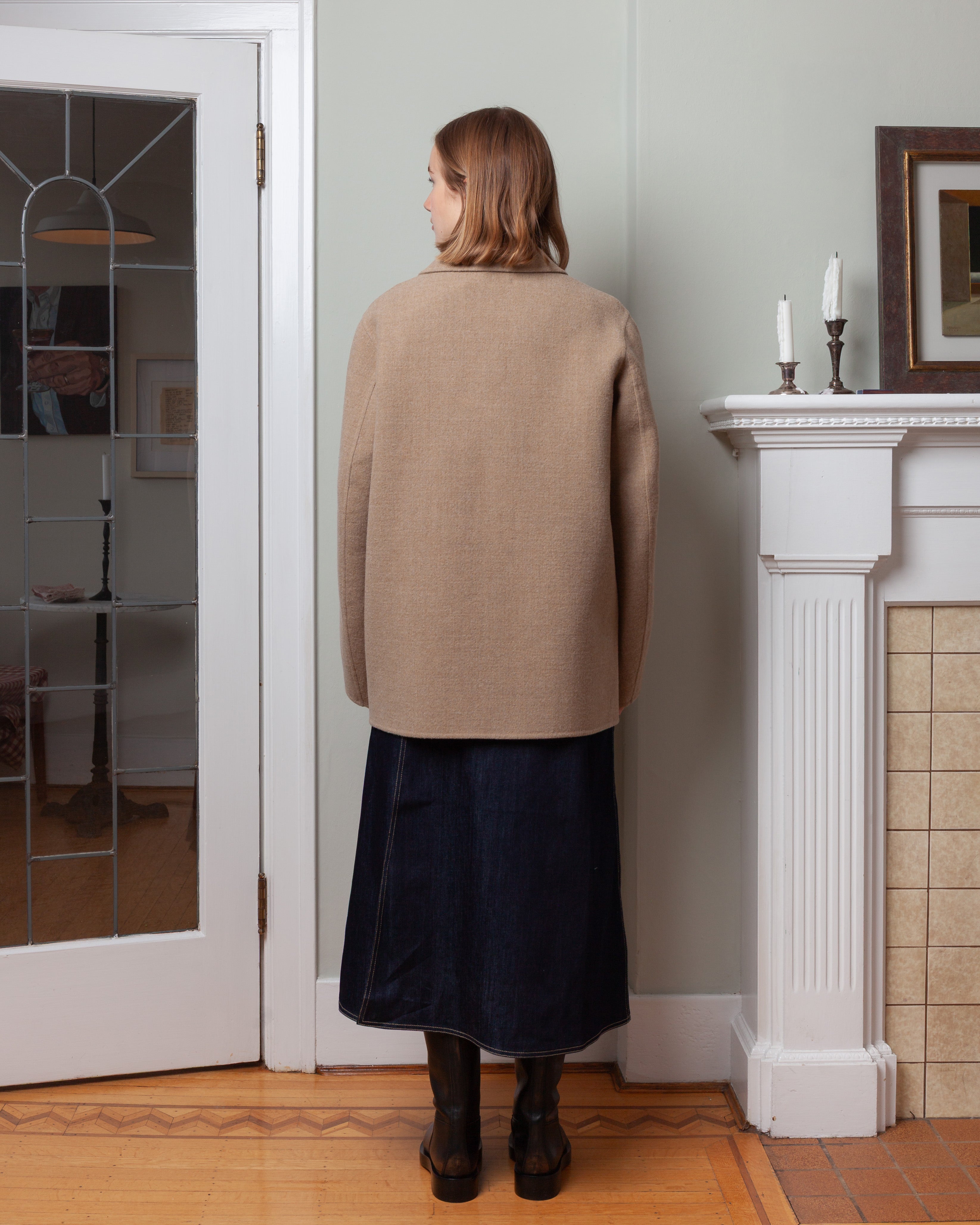 Correggio Asymmetrical Jacket - Cardboard