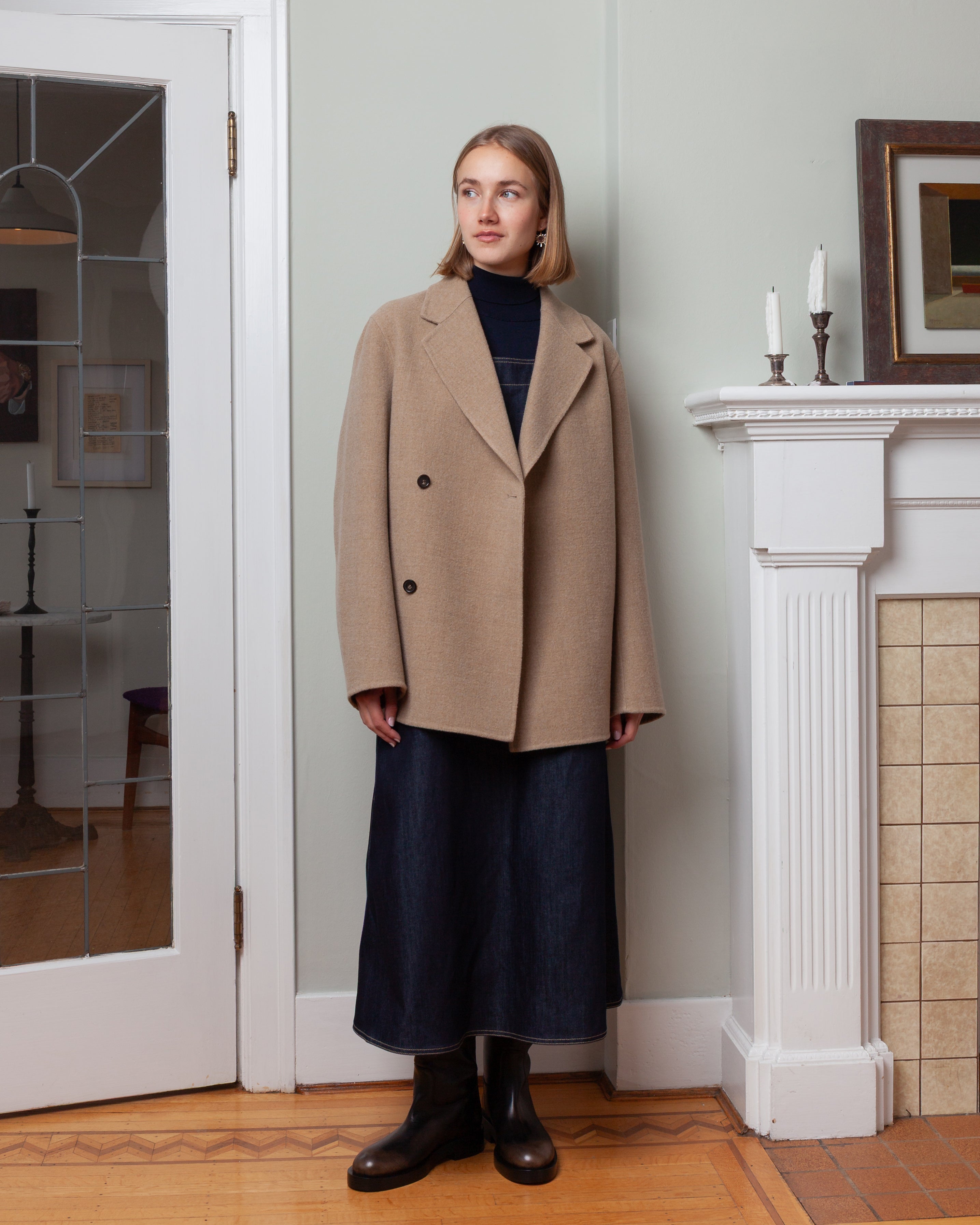 Correggio Asymmetrical Jacket - Cardboard