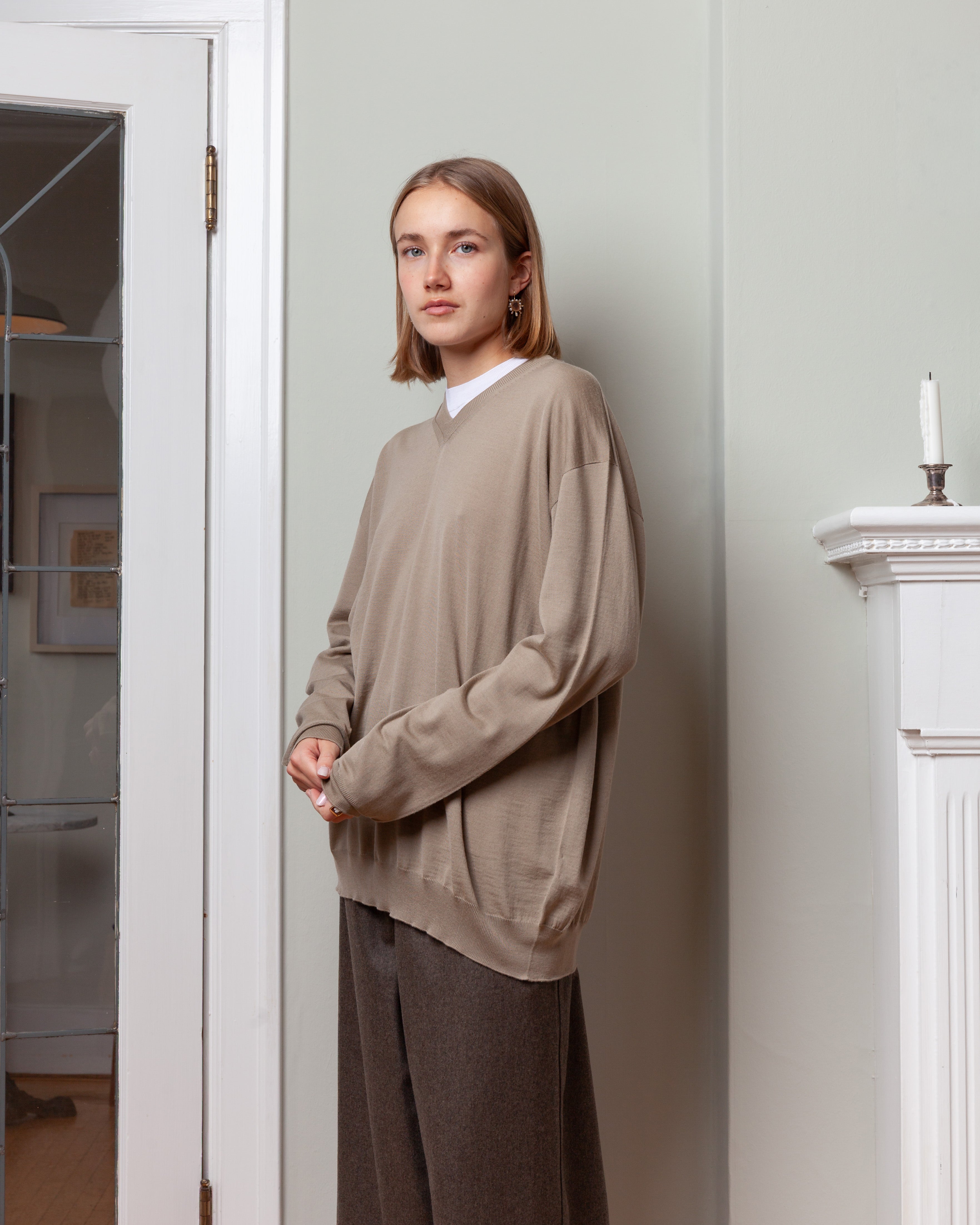 Mexico V-Neck Pullover - Cord