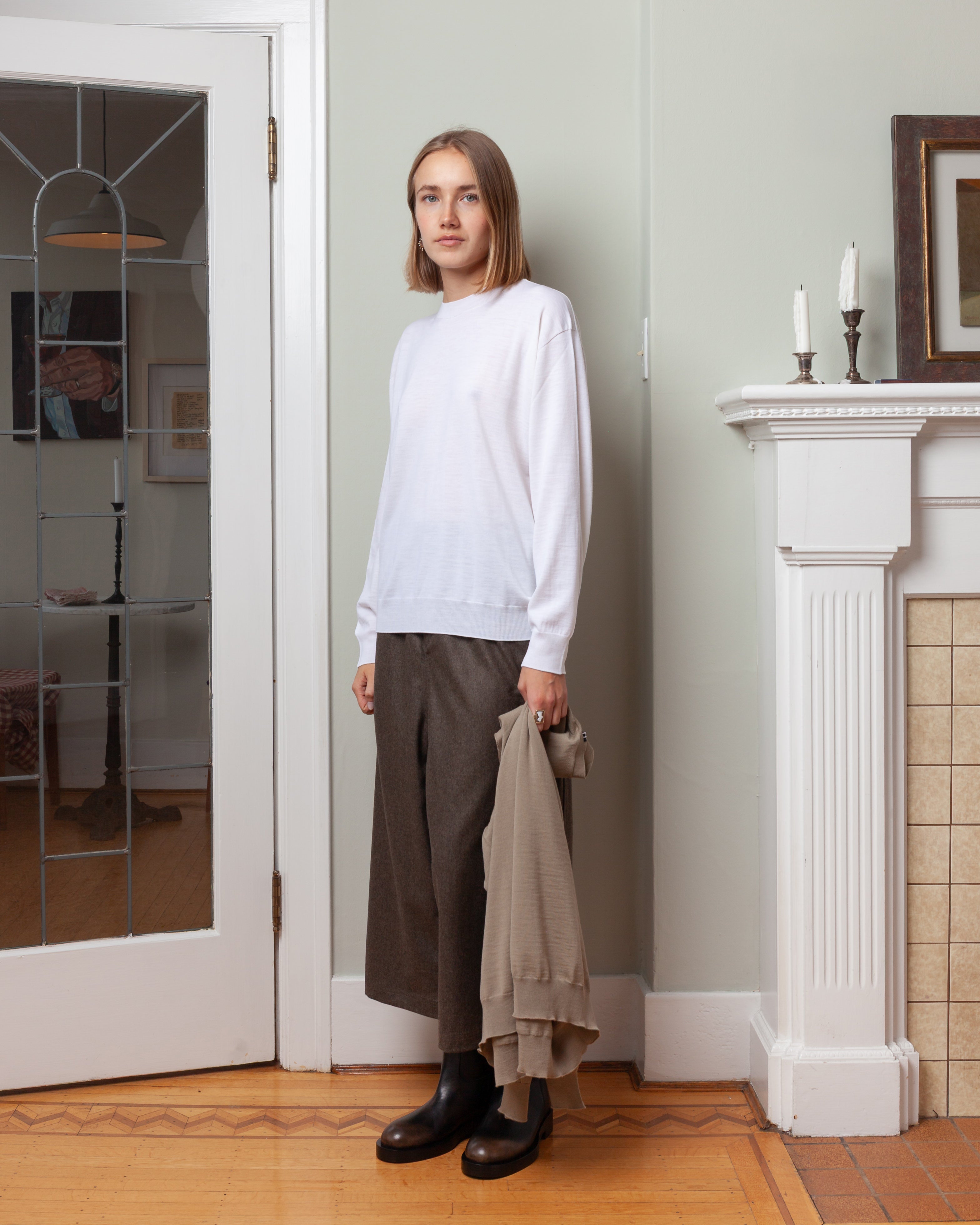 Muscat Crewneck Pullover - Off White