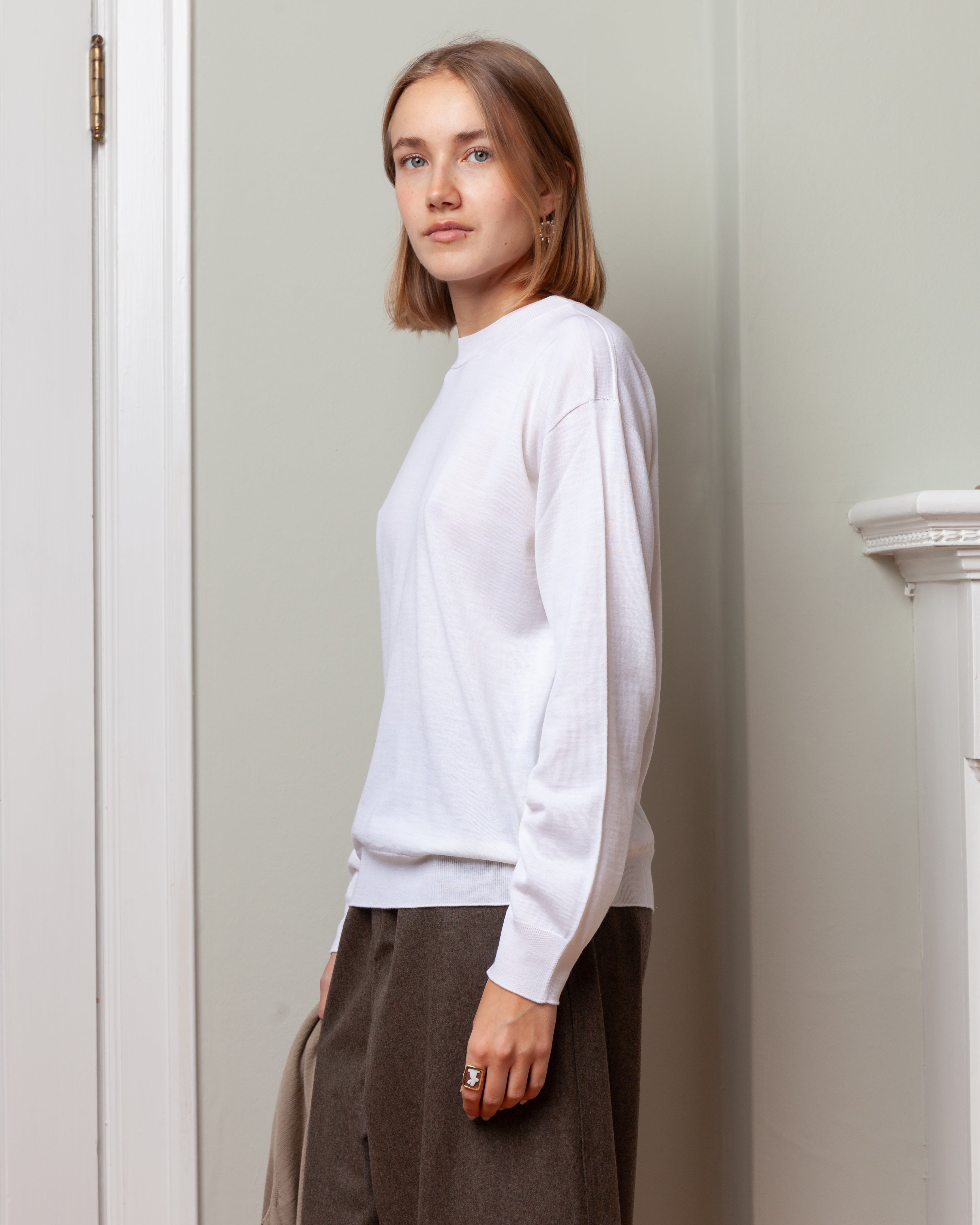 Muscat Crewneck Pullover - Off White