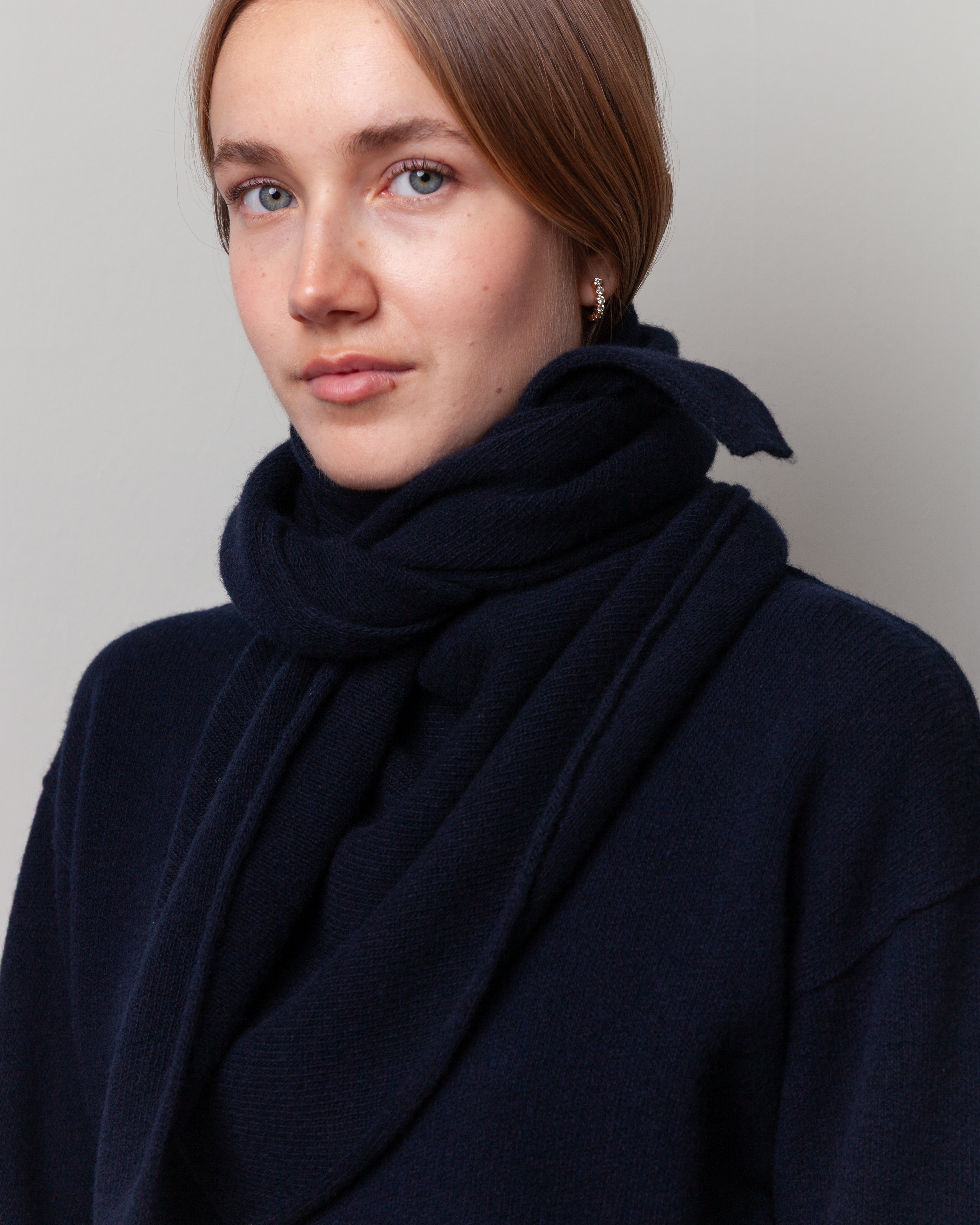 Marc Triangular Scarf - Midnight