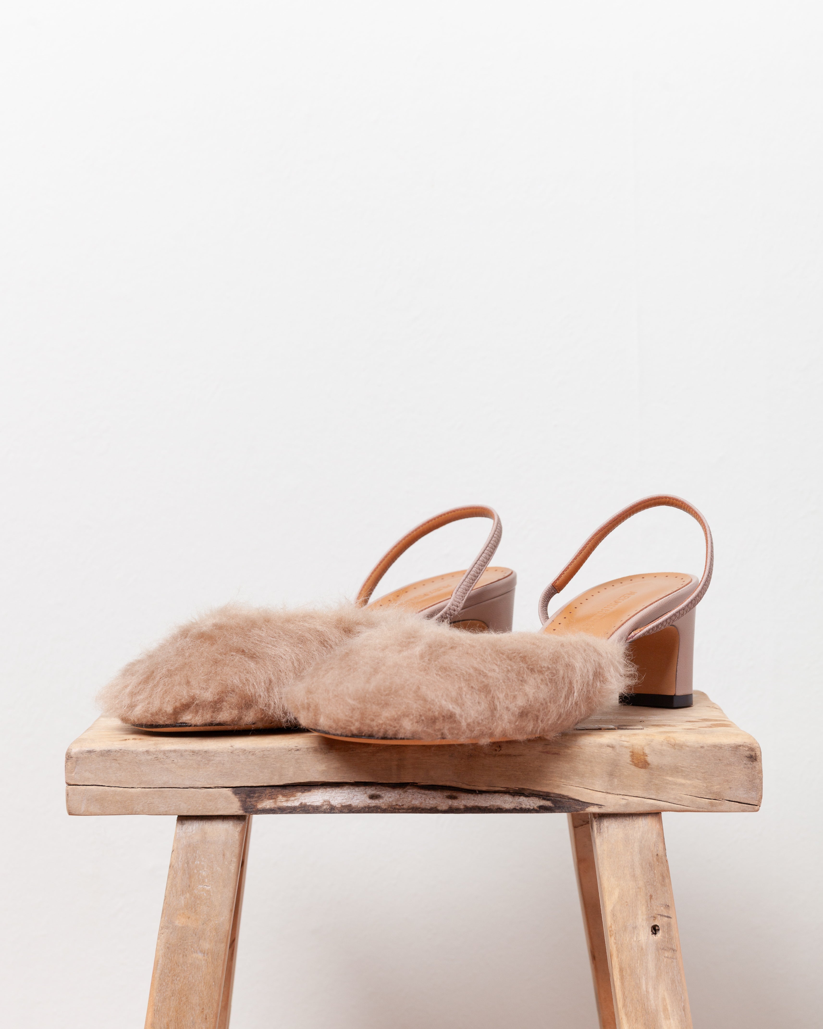 Betty Monotone Slingback  - Beige