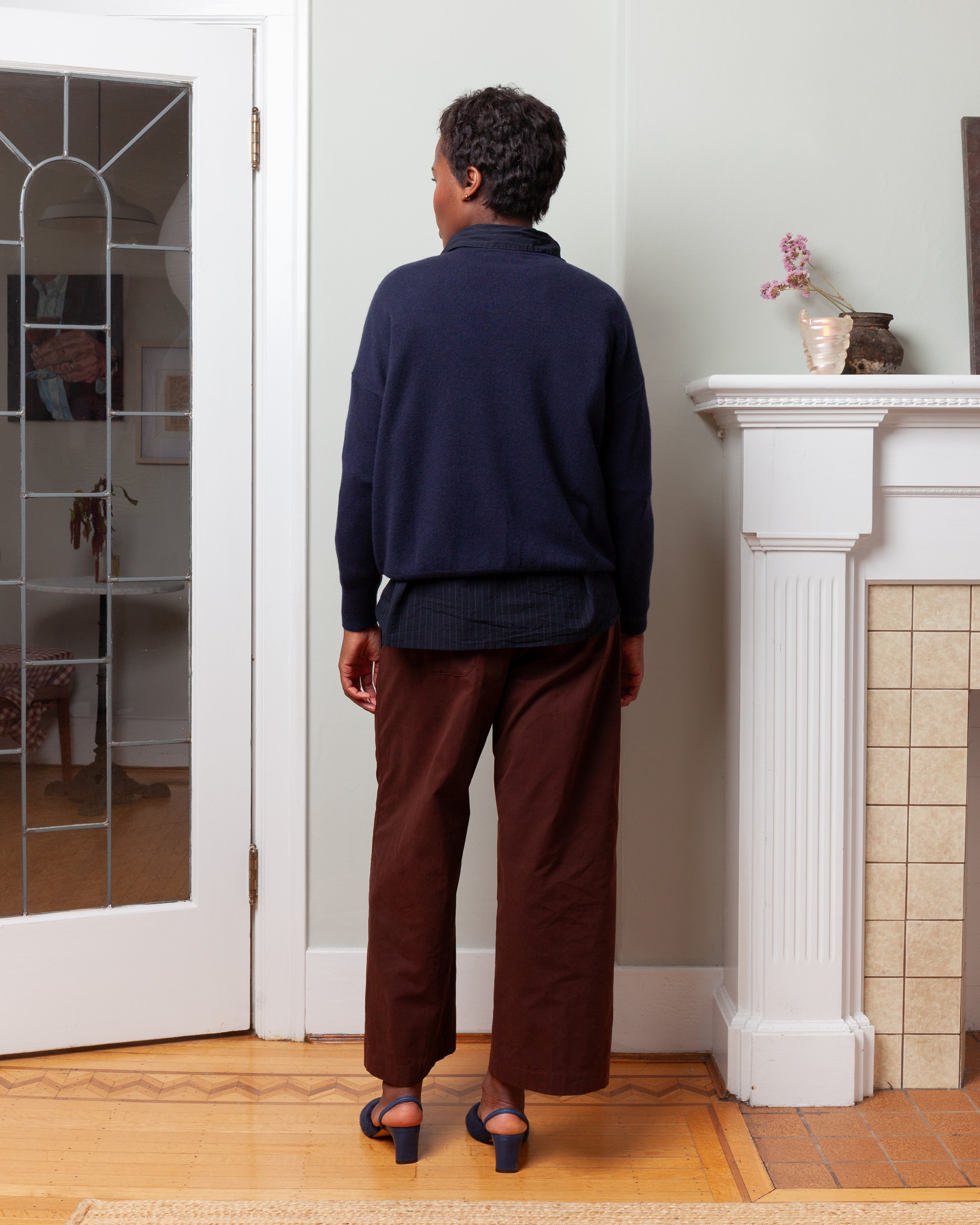 Light Cashmere Pulli - Navy