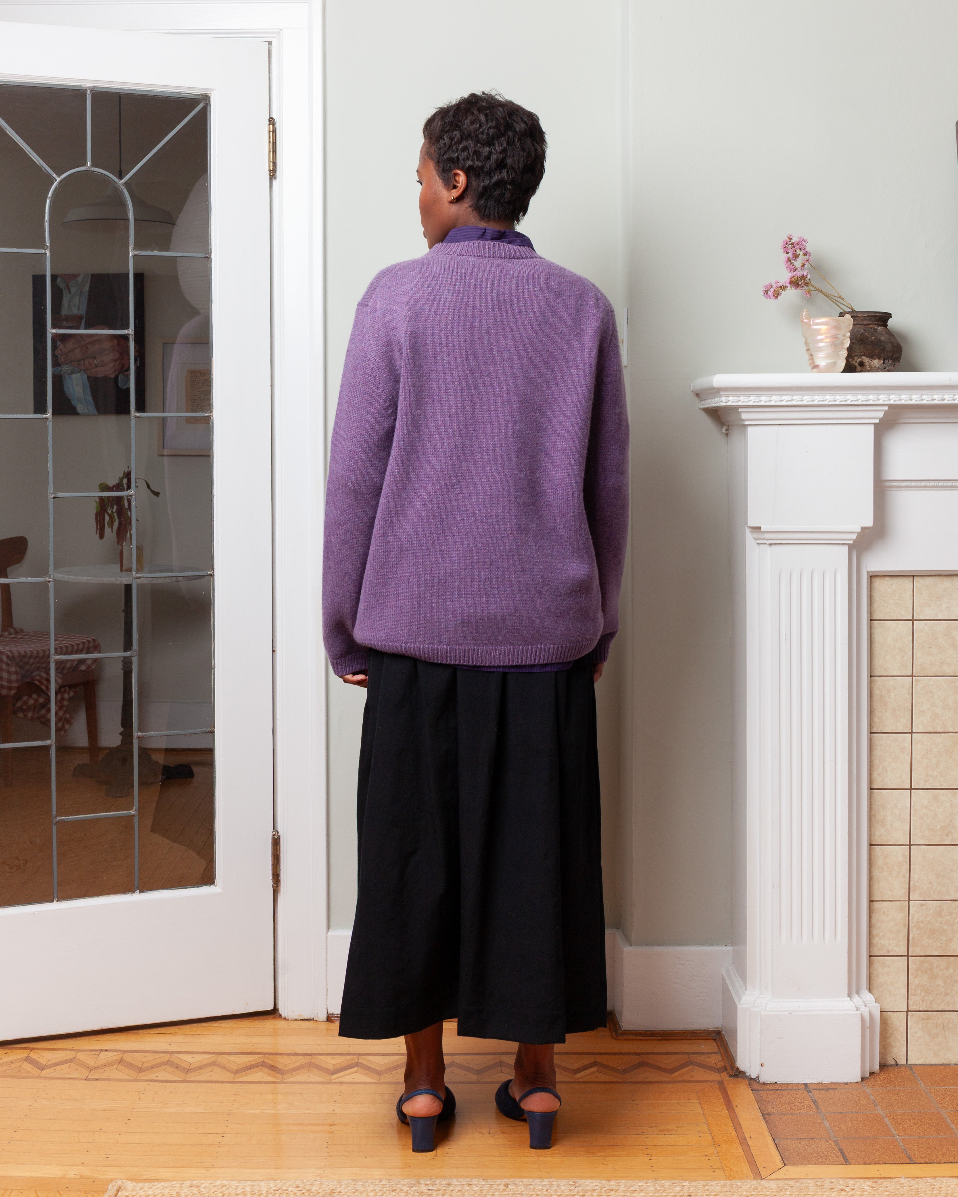 Cashmere Cardigan - Wineberry