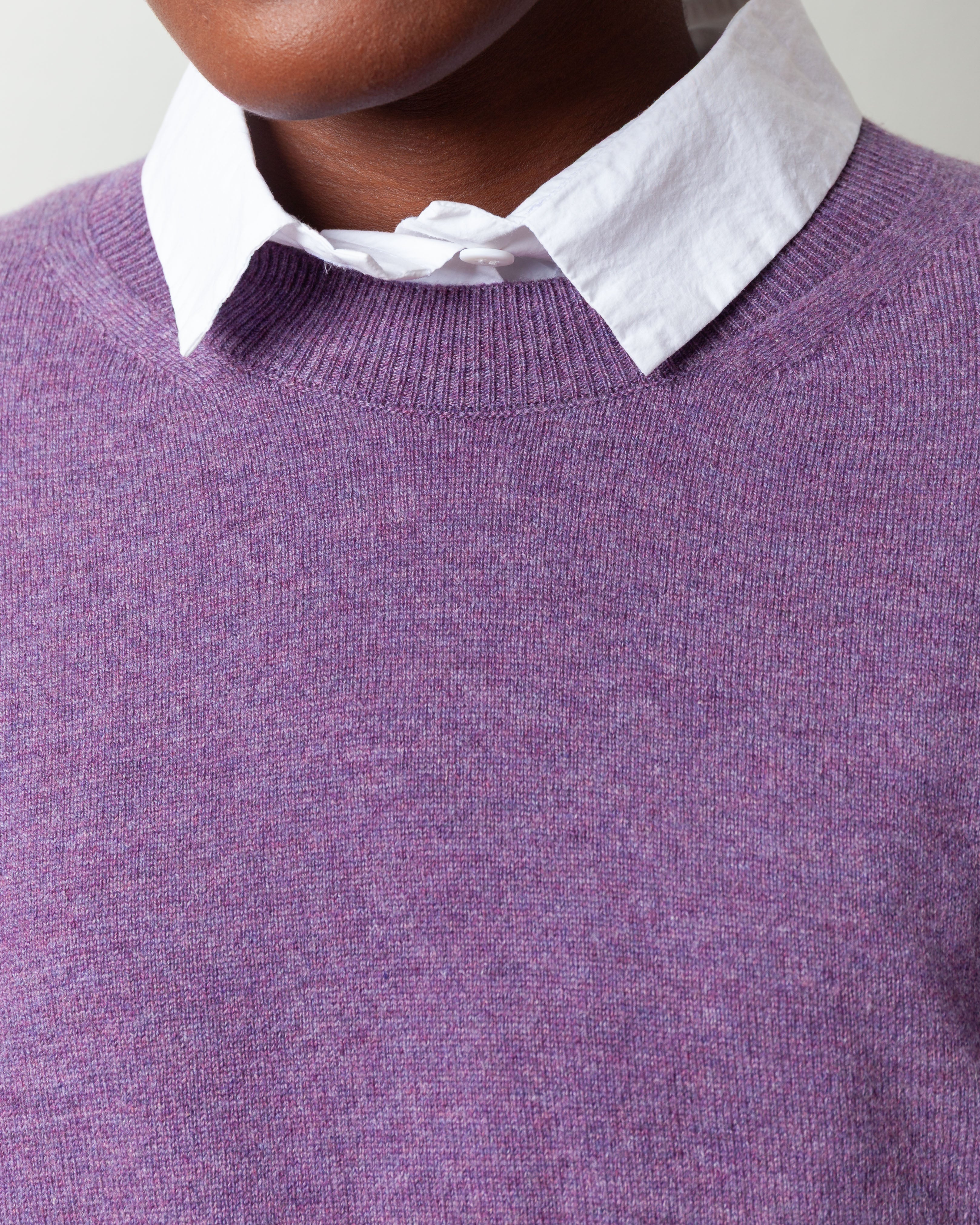 Light Cashmere Pulli - Wineberry
