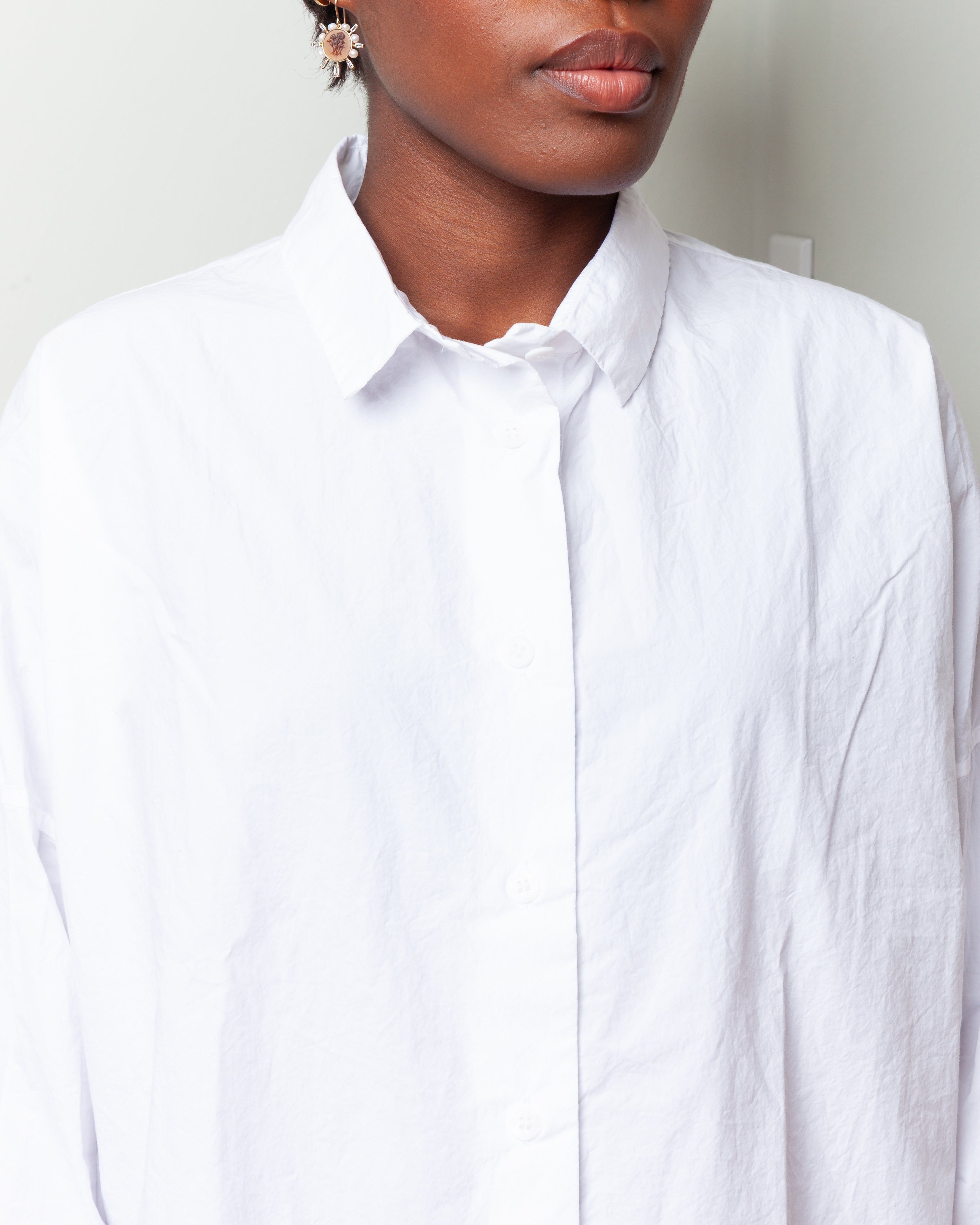 Cotton Tina Shirt - White