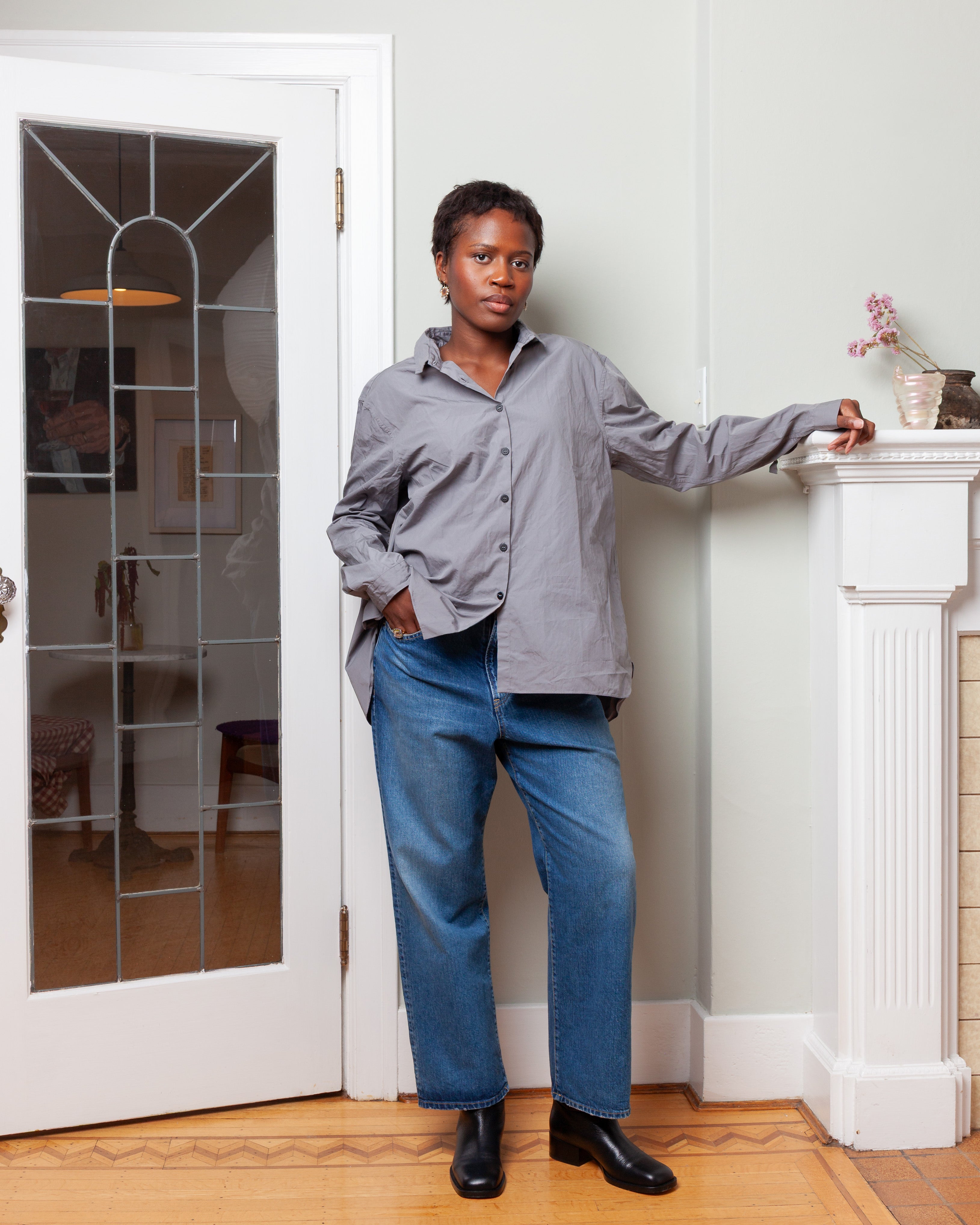 Loose Tyrol Shirt - Fog