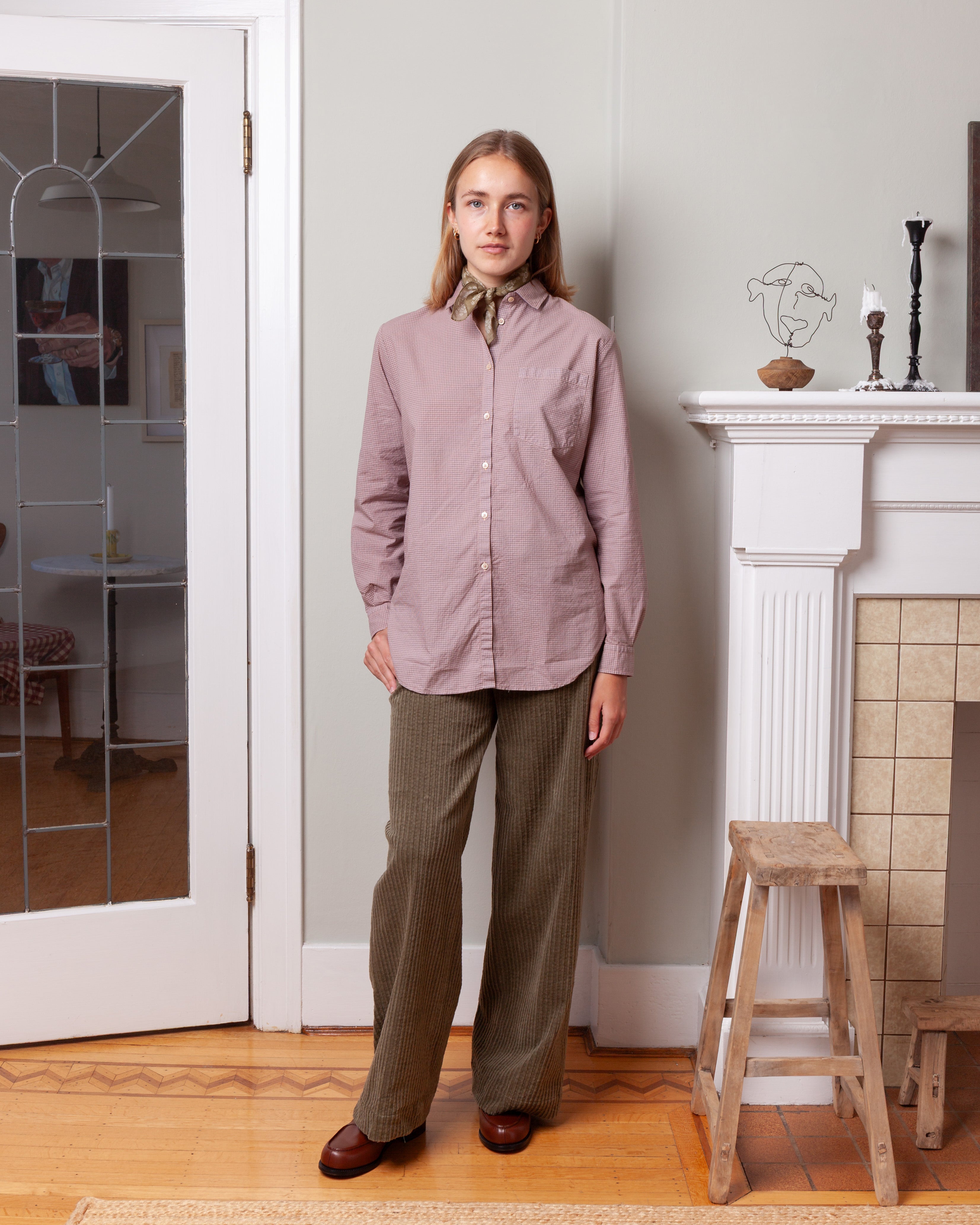 Massimo Alba-Uma Classic Shirt - Boreal Pink-Shirts-Boboli-Vancouver-Canada