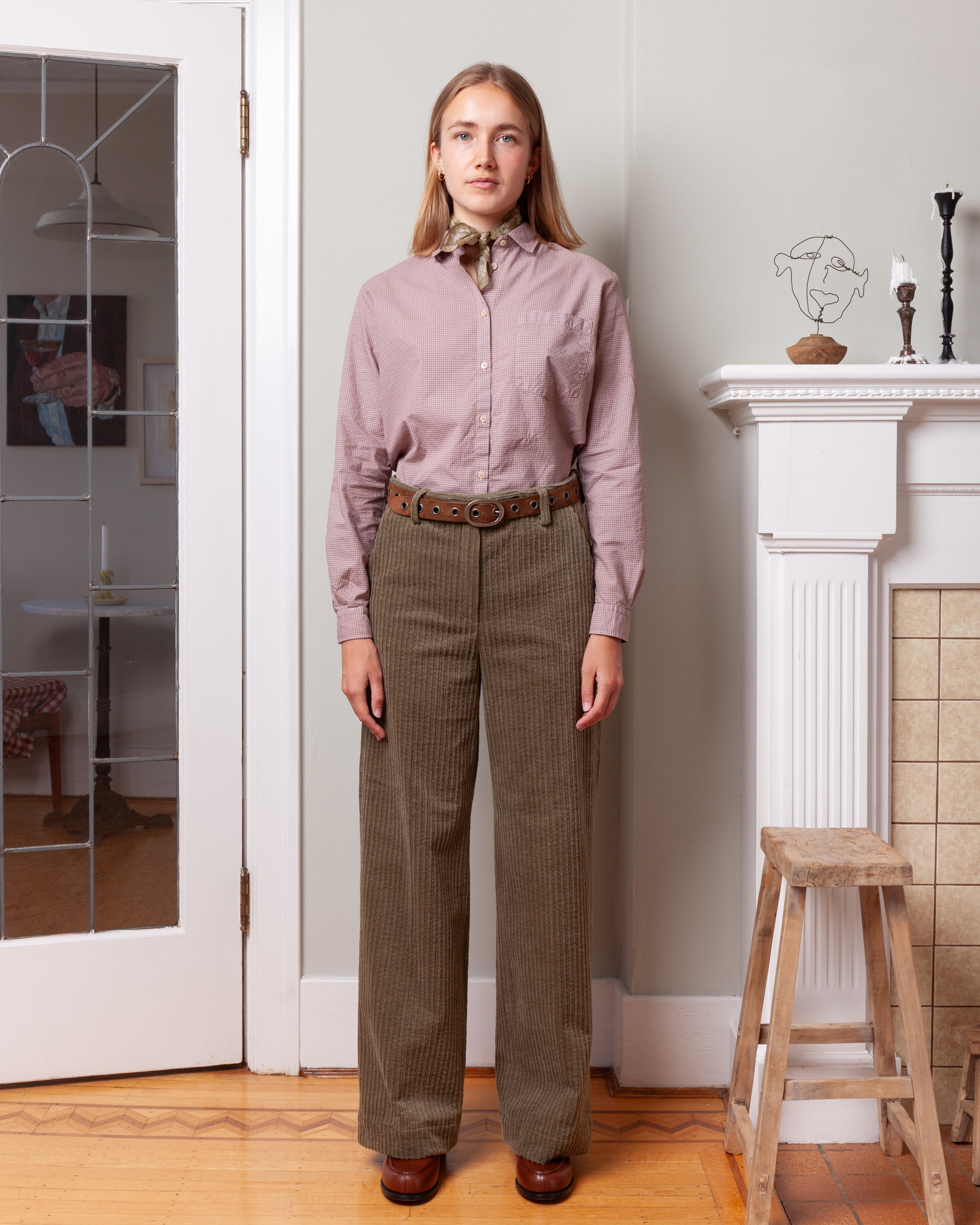 Massimo Alba-Cotton Lamia Pants - The Verde-Pants-Boboli-Vancouver-Canada