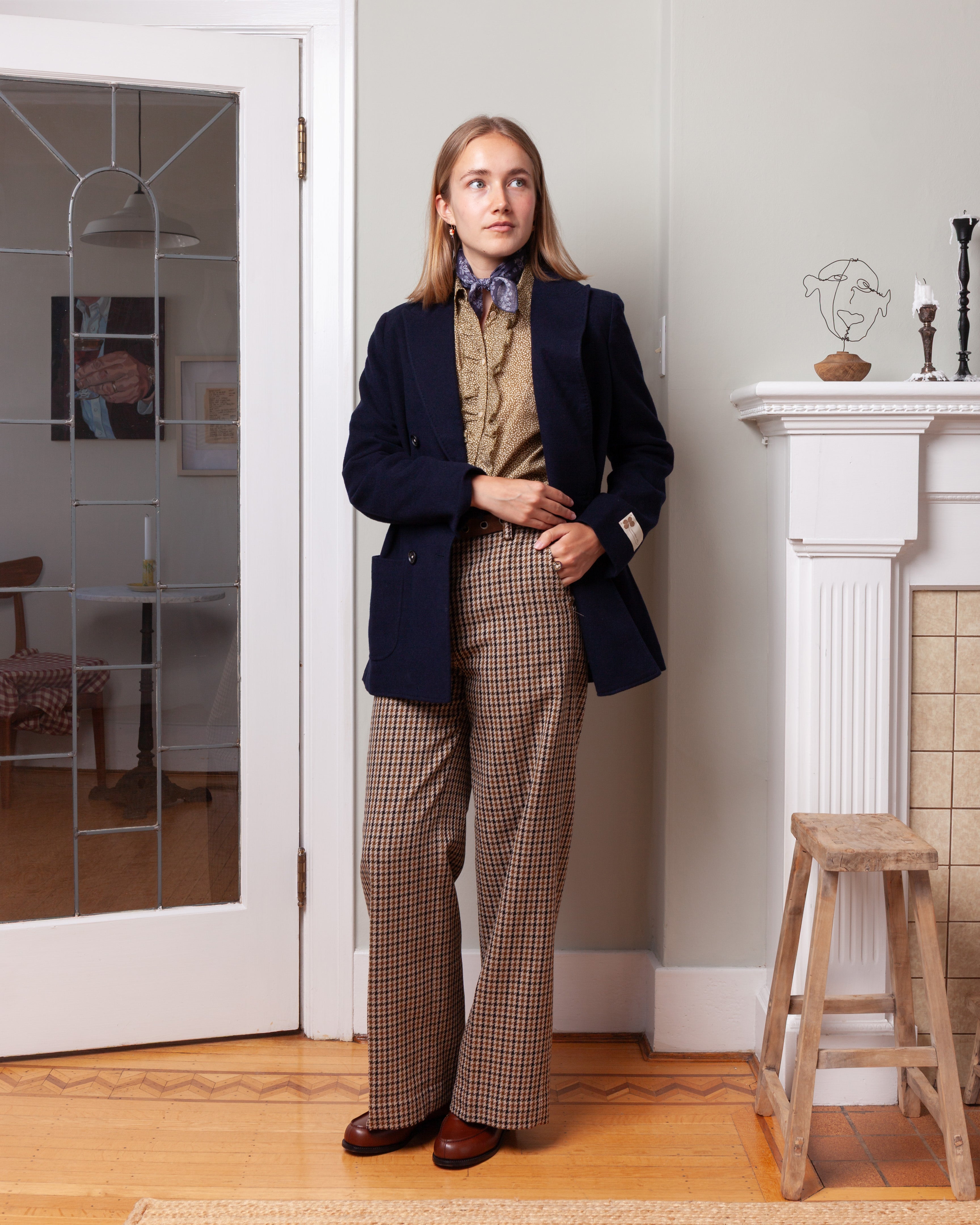 Massimo Alba-Woven Lamia Pants - Brown-Pants-Boboli-Vancouver-Canada