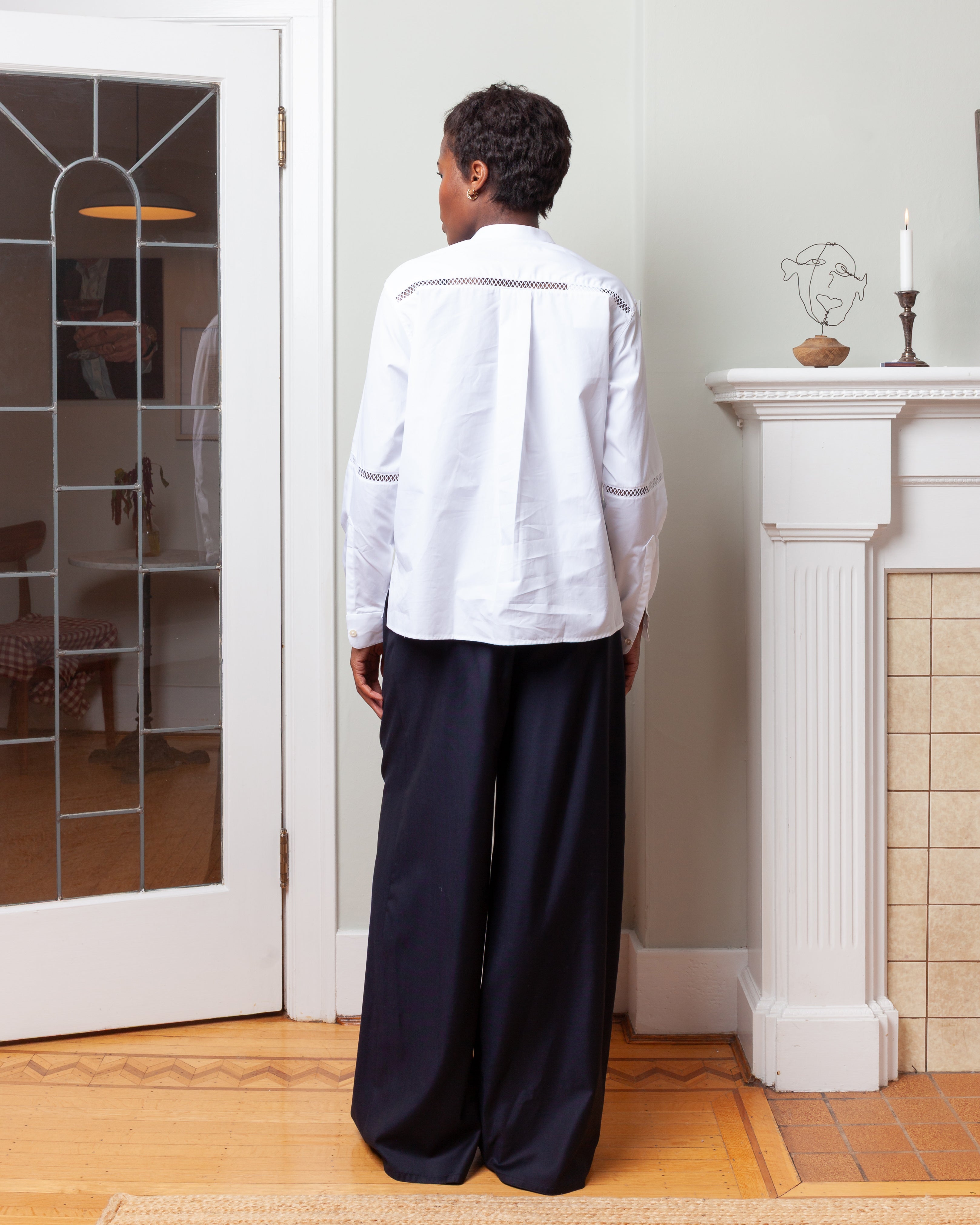 Painter's Shirt - White Poplin