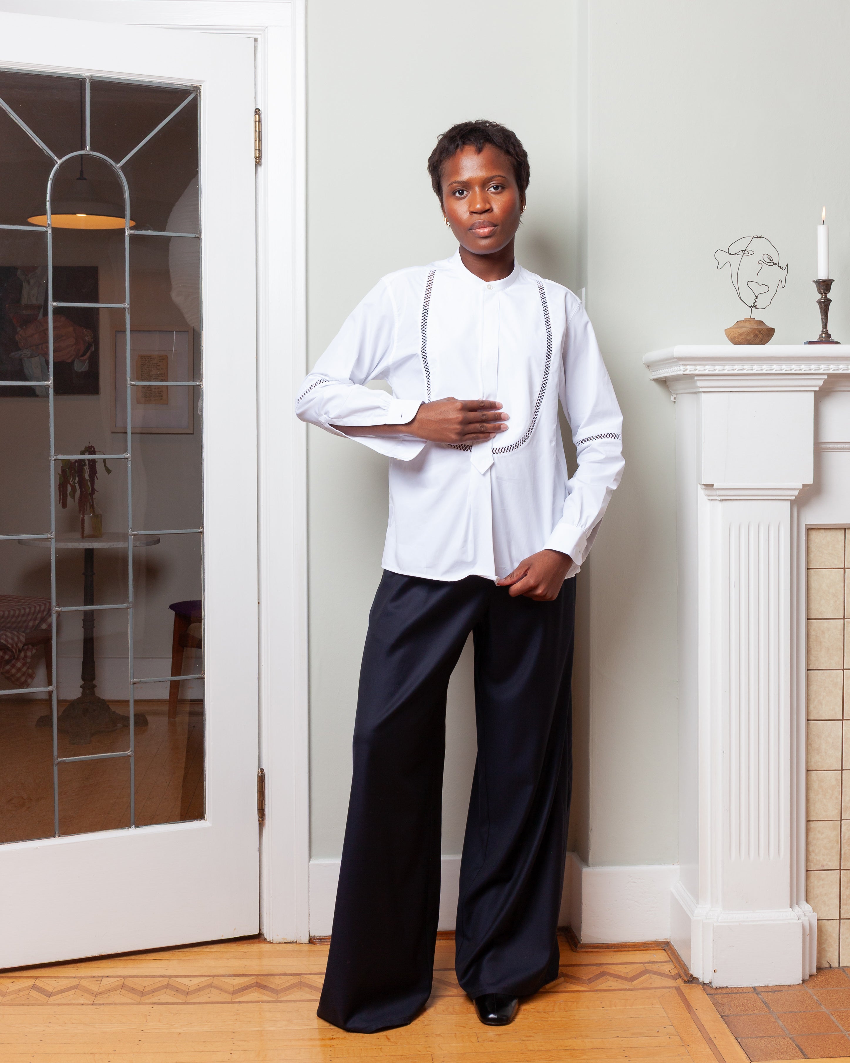 Painter's Shirt - White Poplin