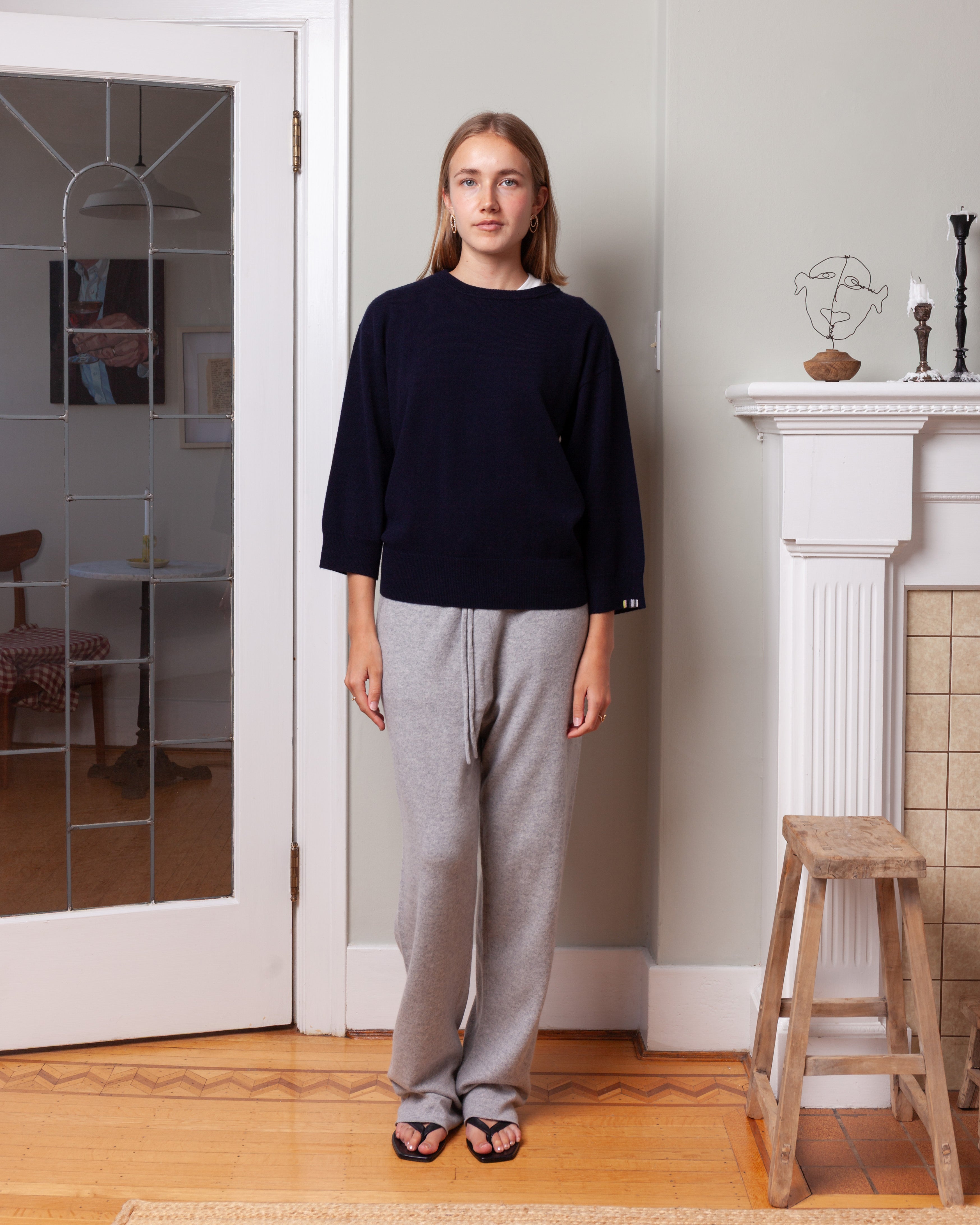 Extreme Cashmere-n°398 Jewel - Navy Blue-Sweaters-Boboli-Vancouver-Canada