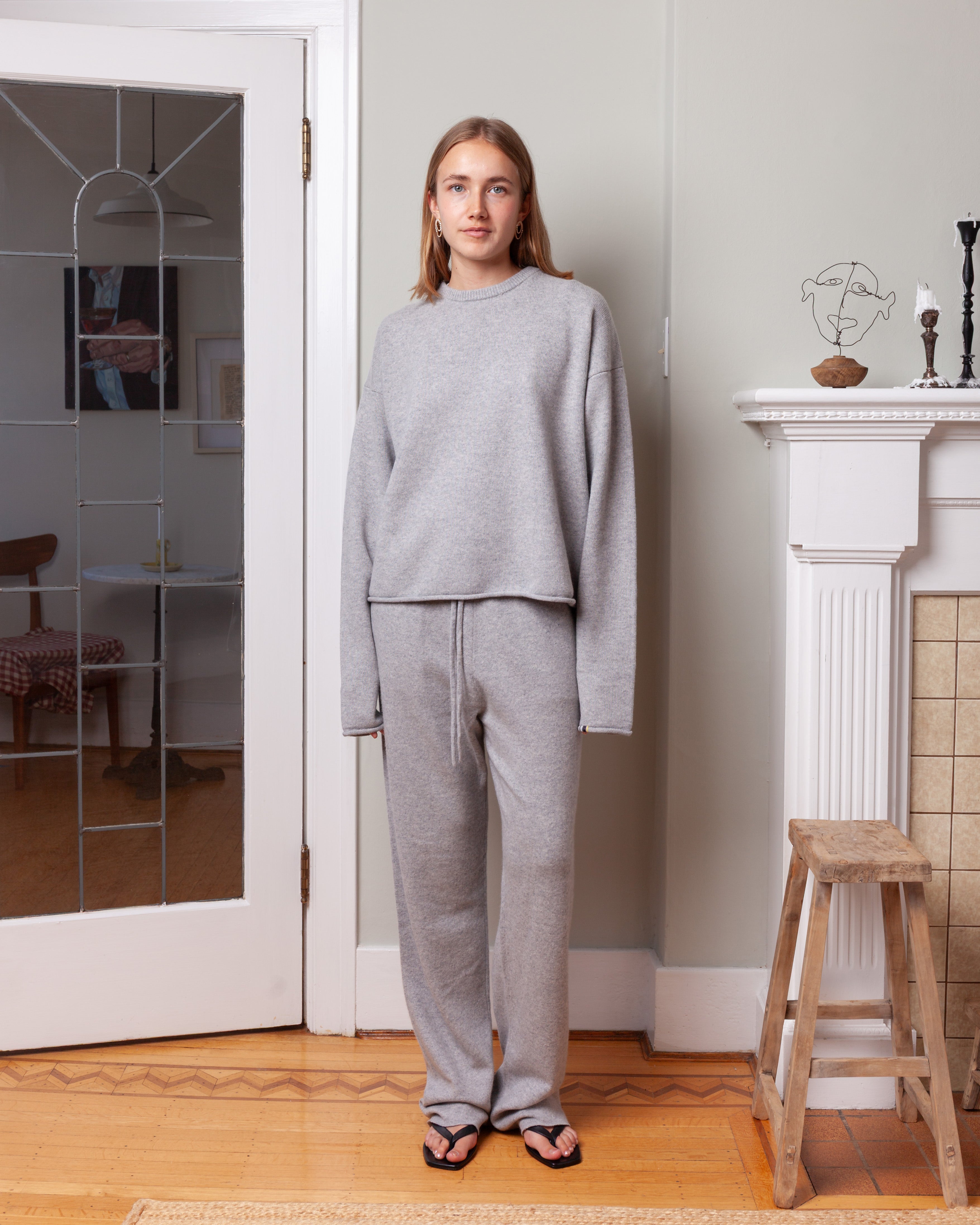 Extreme Cashmere-n°426 Comfy - Grey-Sweaters-Boboli-Vancouver-Canada